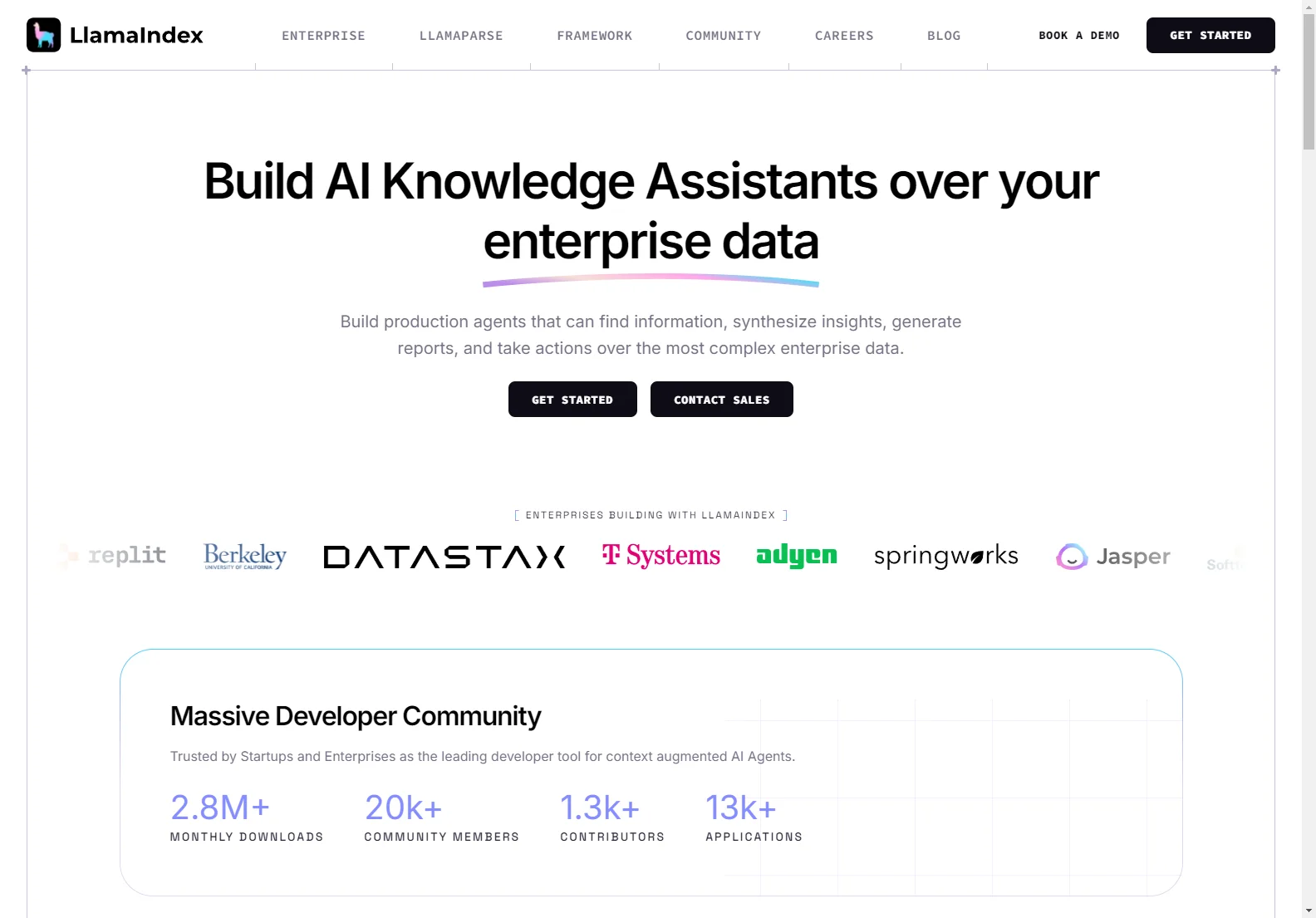 LlamaIndex: Build Knowledge Assistants for Enterprise Success