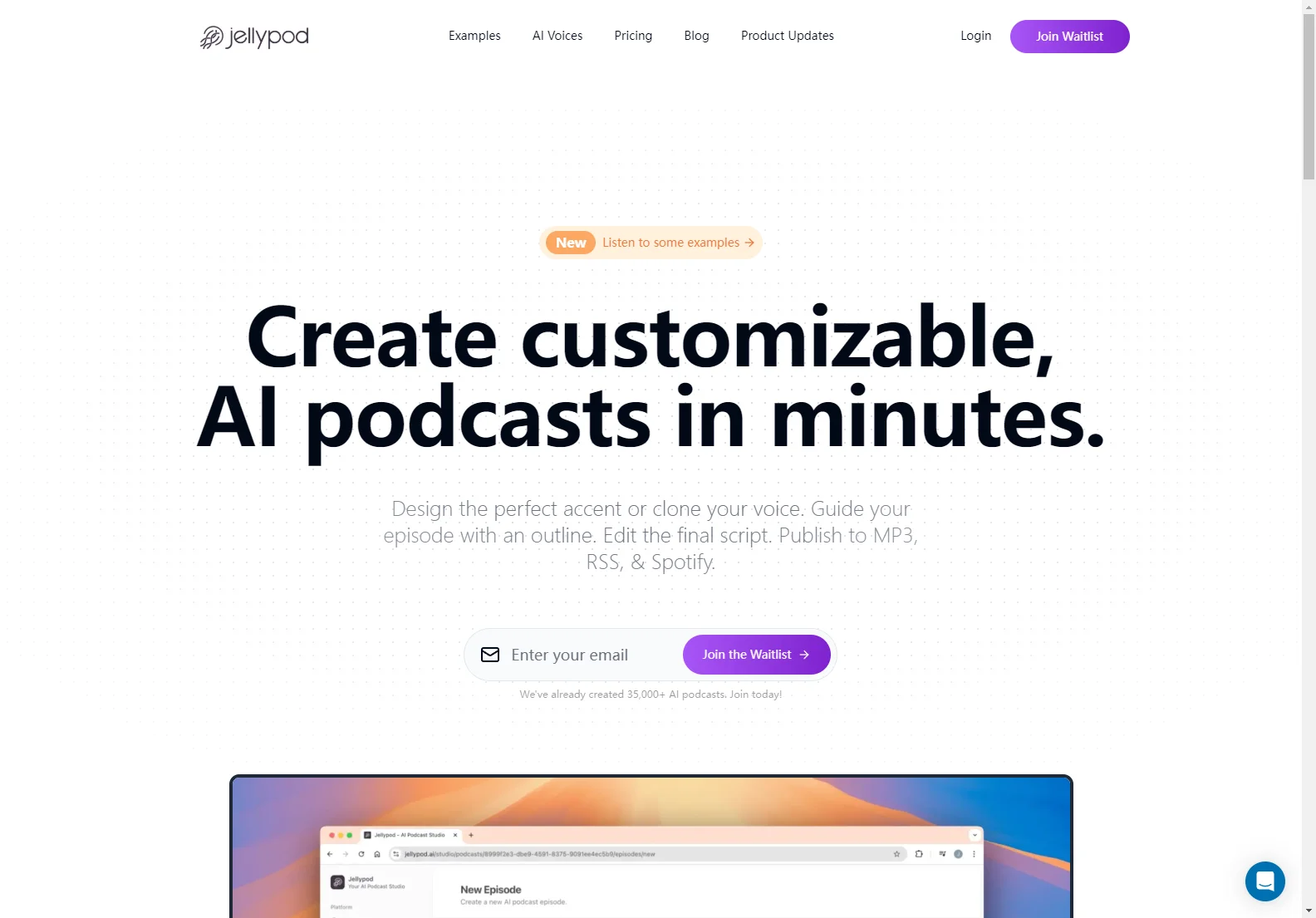 Jellypod - AI Podcast Studio: Create Stunning Podcasts Effortlessly