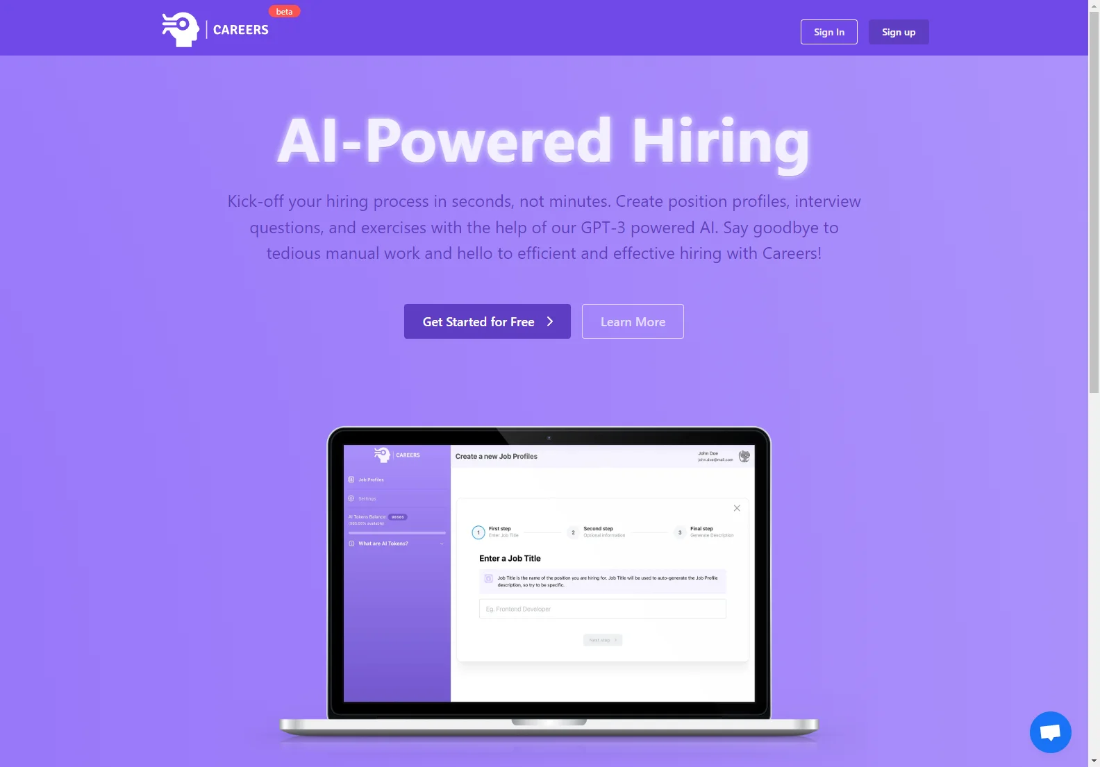 Careers - AI Hiring Assistant: Streamline Your Hiring Process