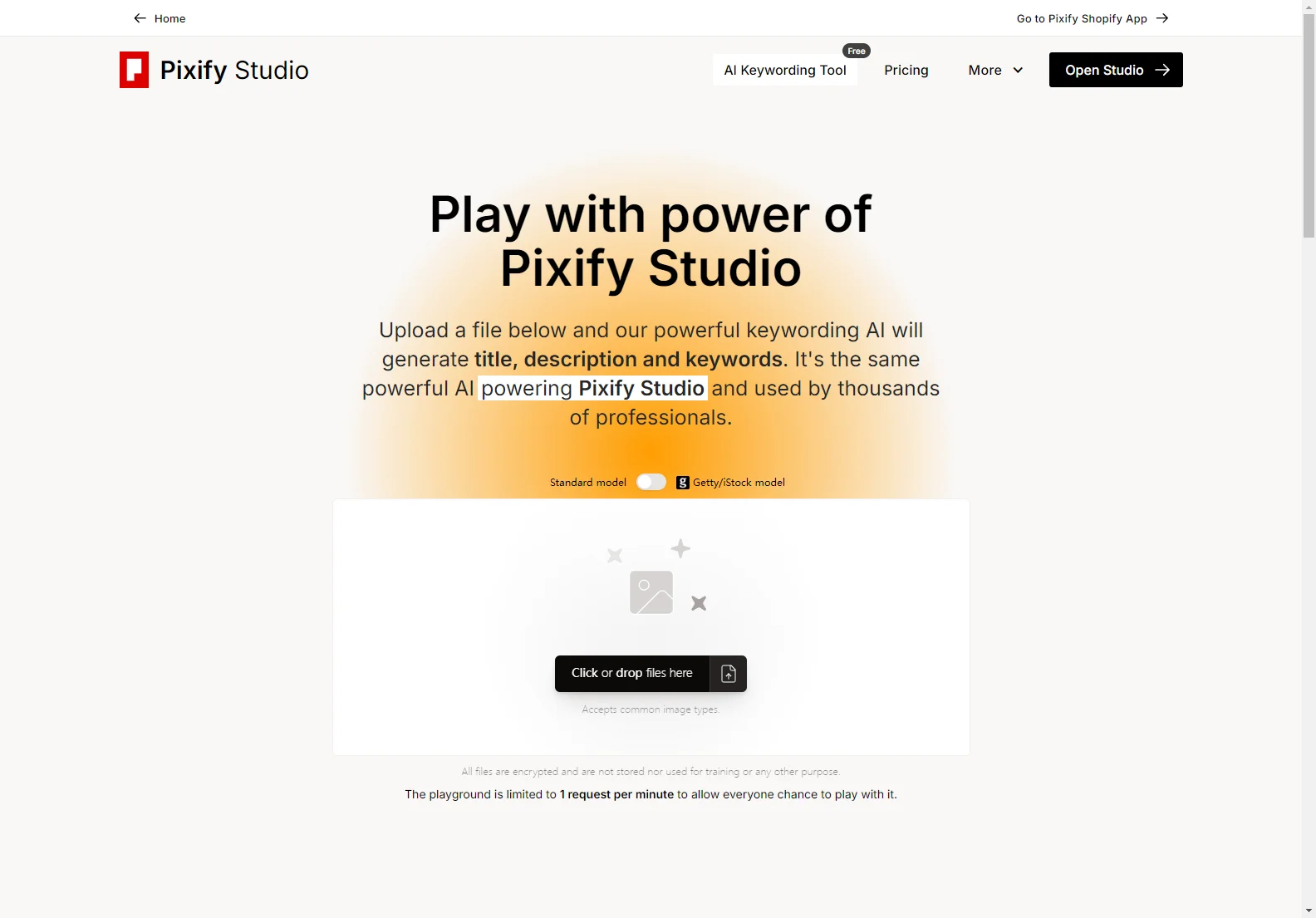 Pixify Studio: The Ultimate Free AI Keywording Tool