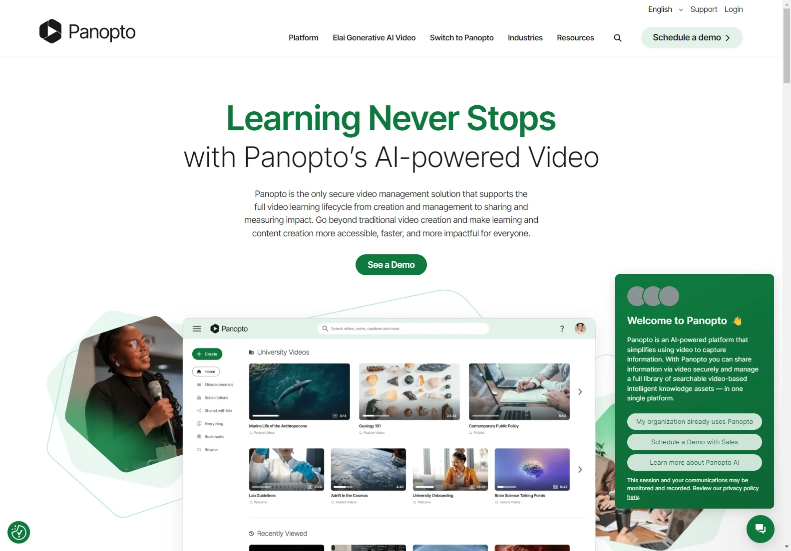 Panopto: Empowering Learning with AI-Powered Video