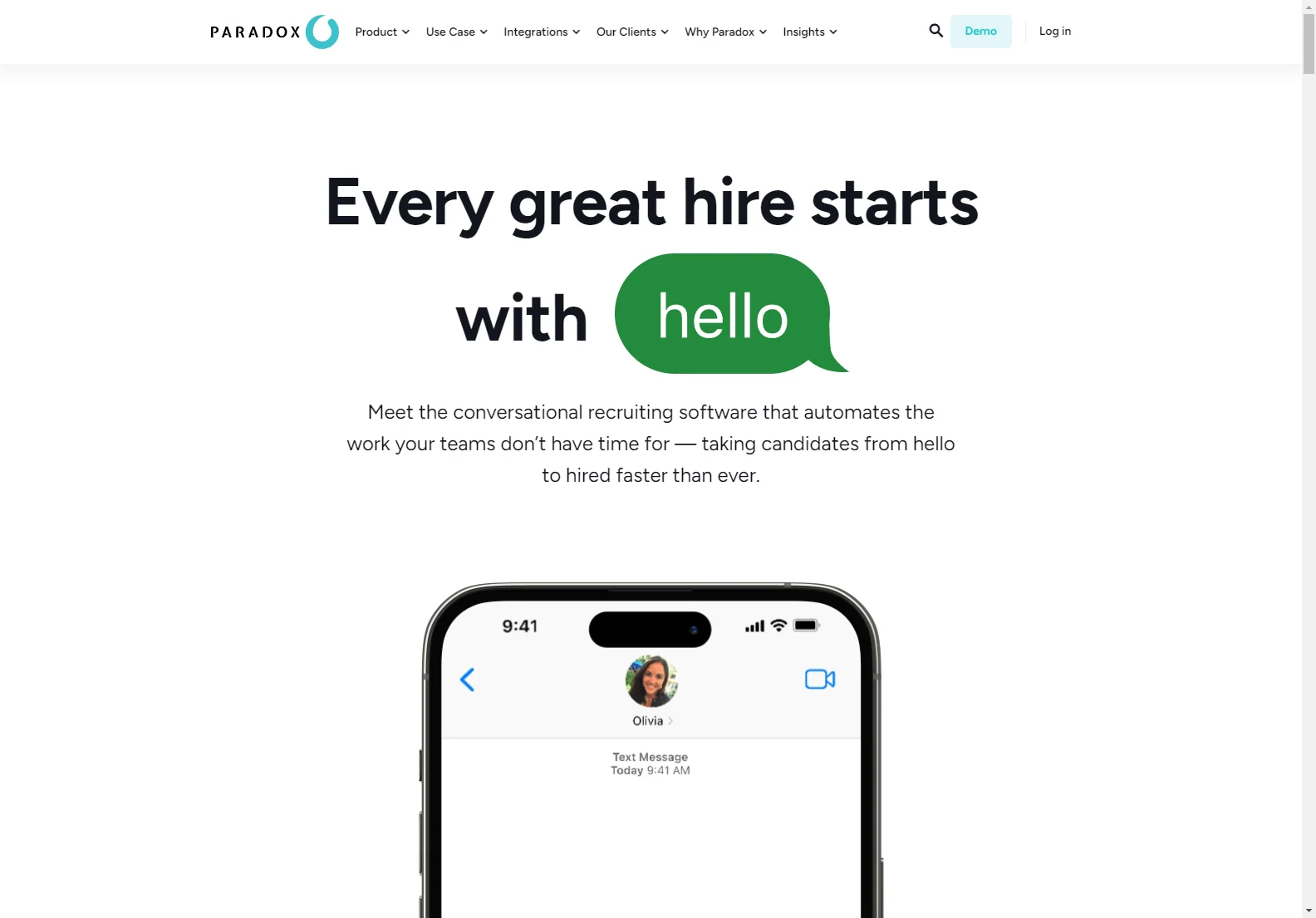 Paradox: Streamlining Hiring with Conversational Software