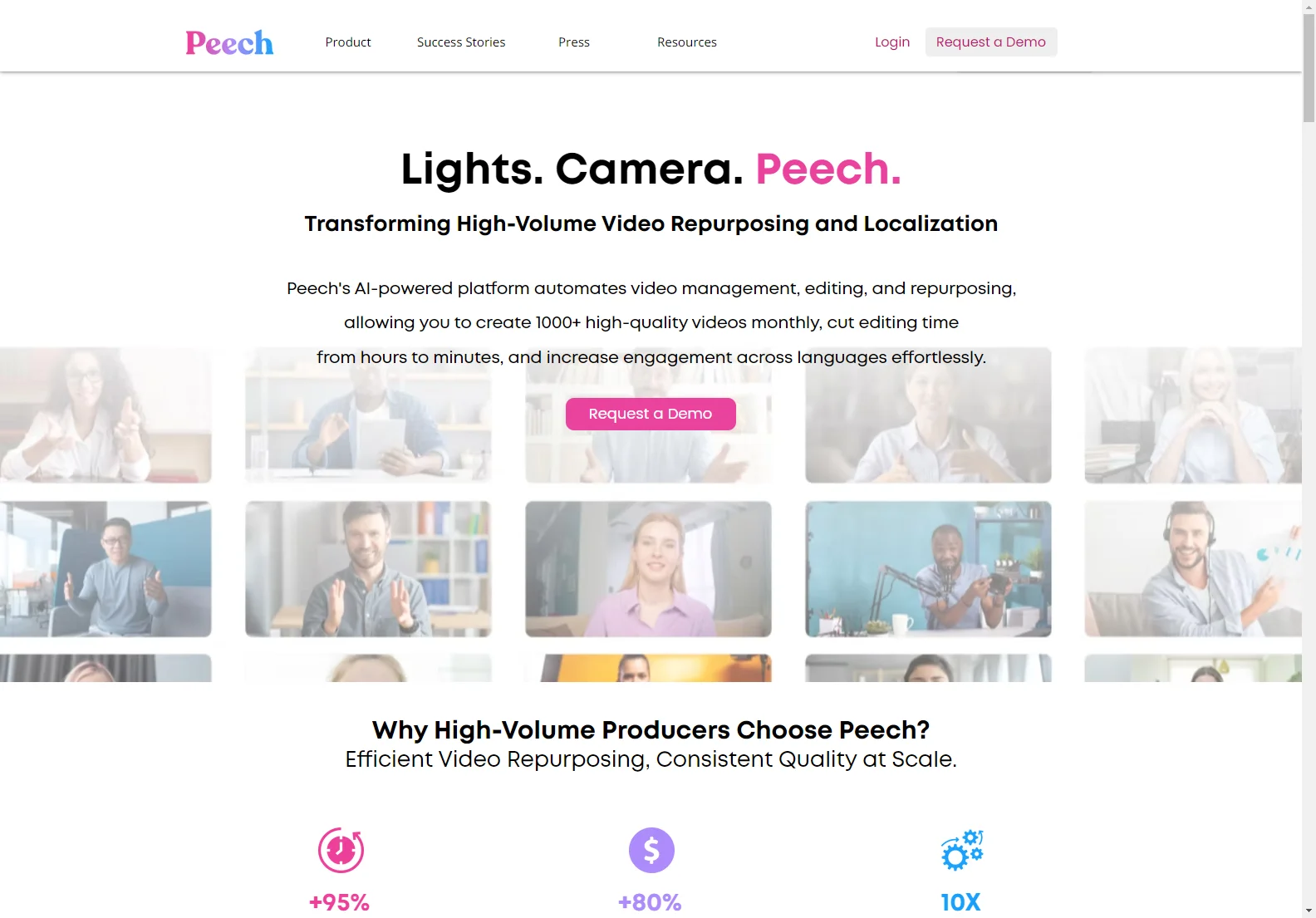 Peech: Unleashing the Potential of High-Volume Video Generation