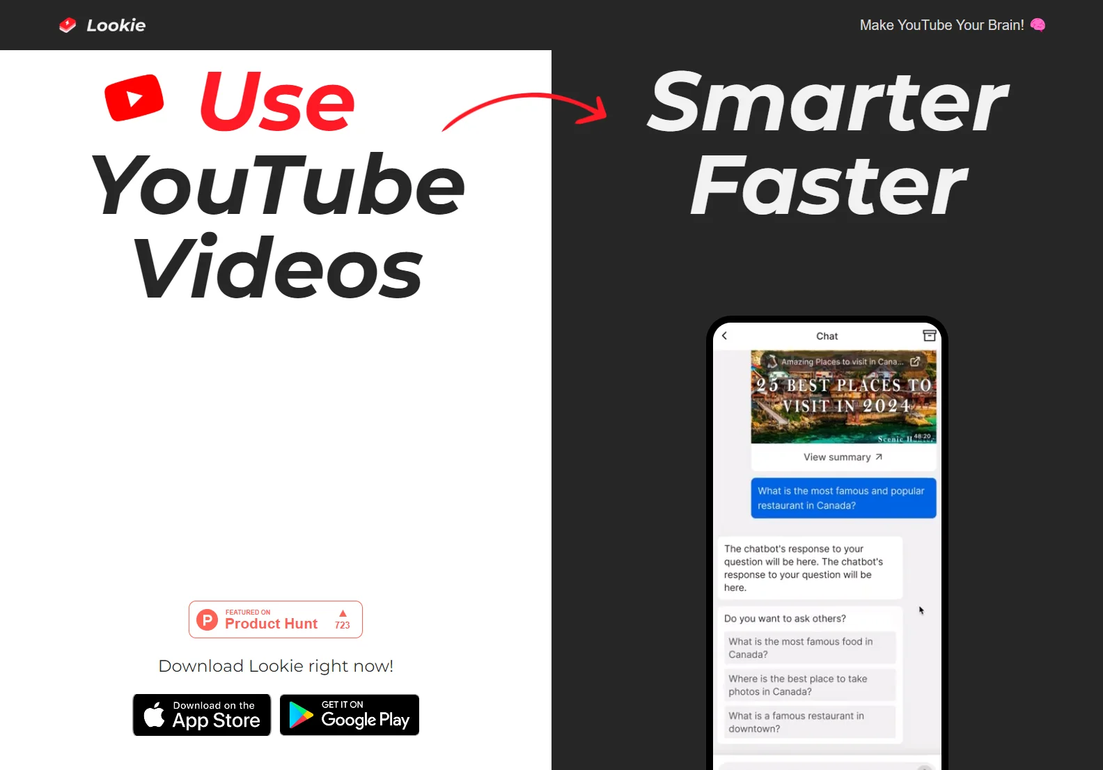 「Lookie: YouTube AI - YouTubeをあなたの頭脳に！🧠」
