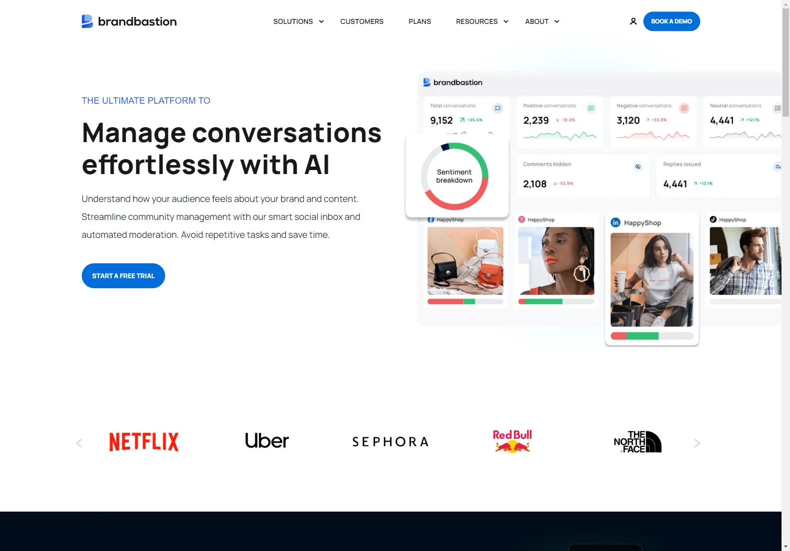 BrandBastion Platform: Effortless Engagement Management with AI