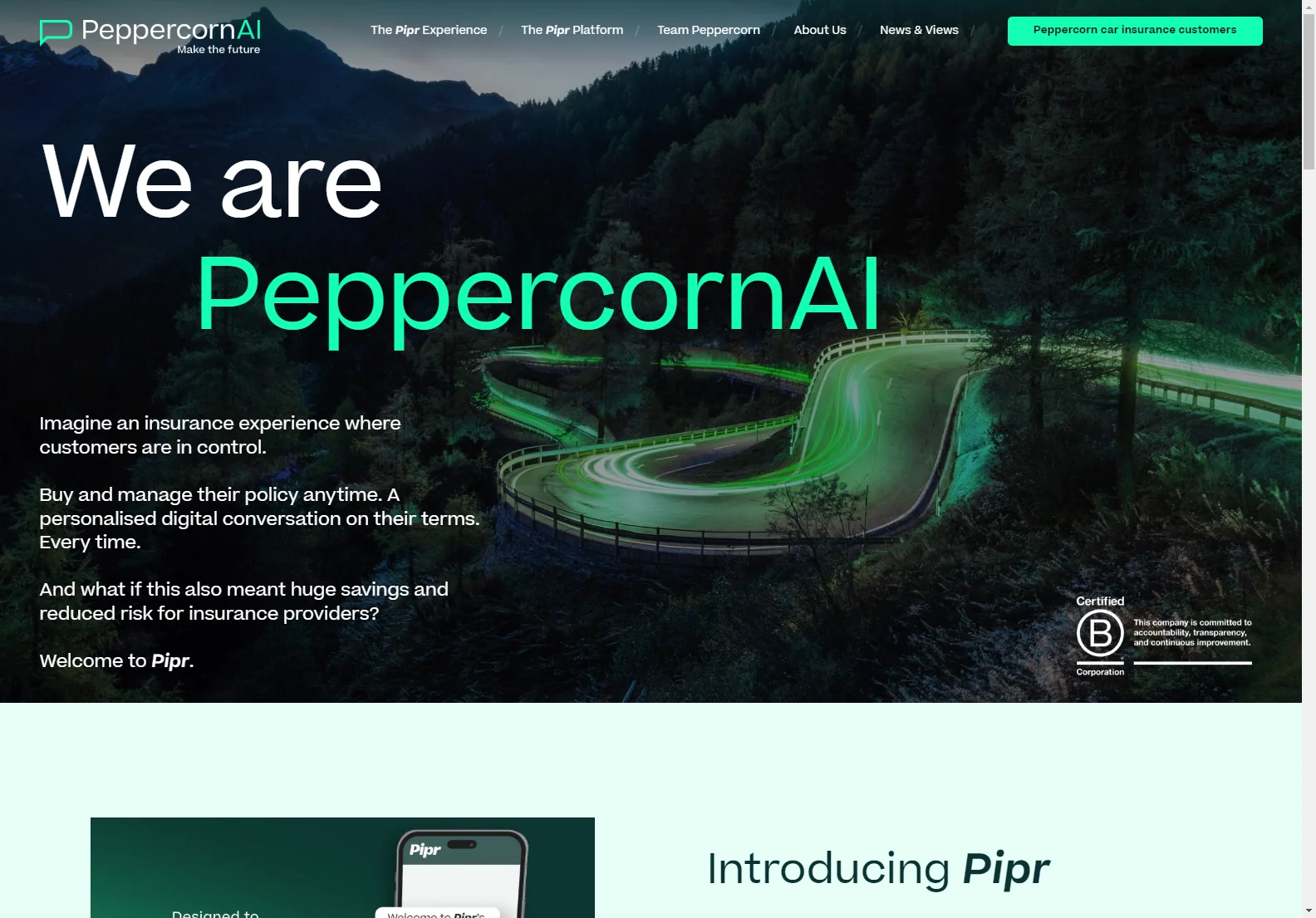 Peppercorn: Transforming Insurance with AI-Powered Personalization