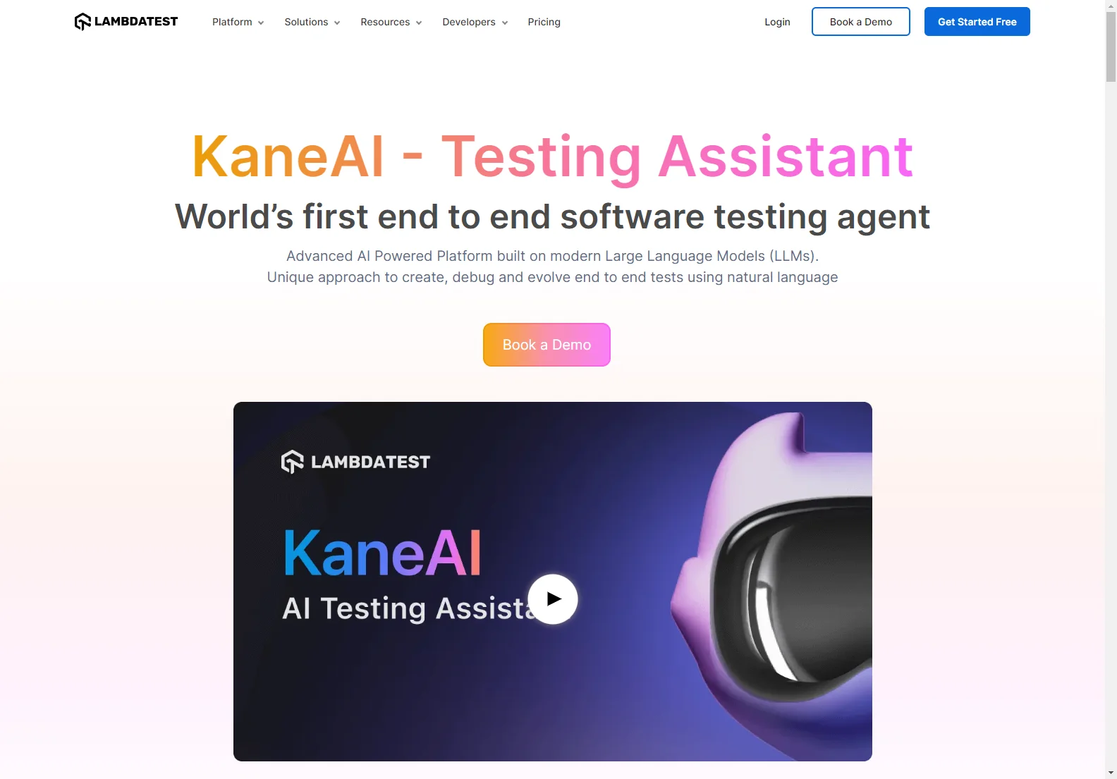 KaneAI - Revolutionizing End-to-End Testing with AI