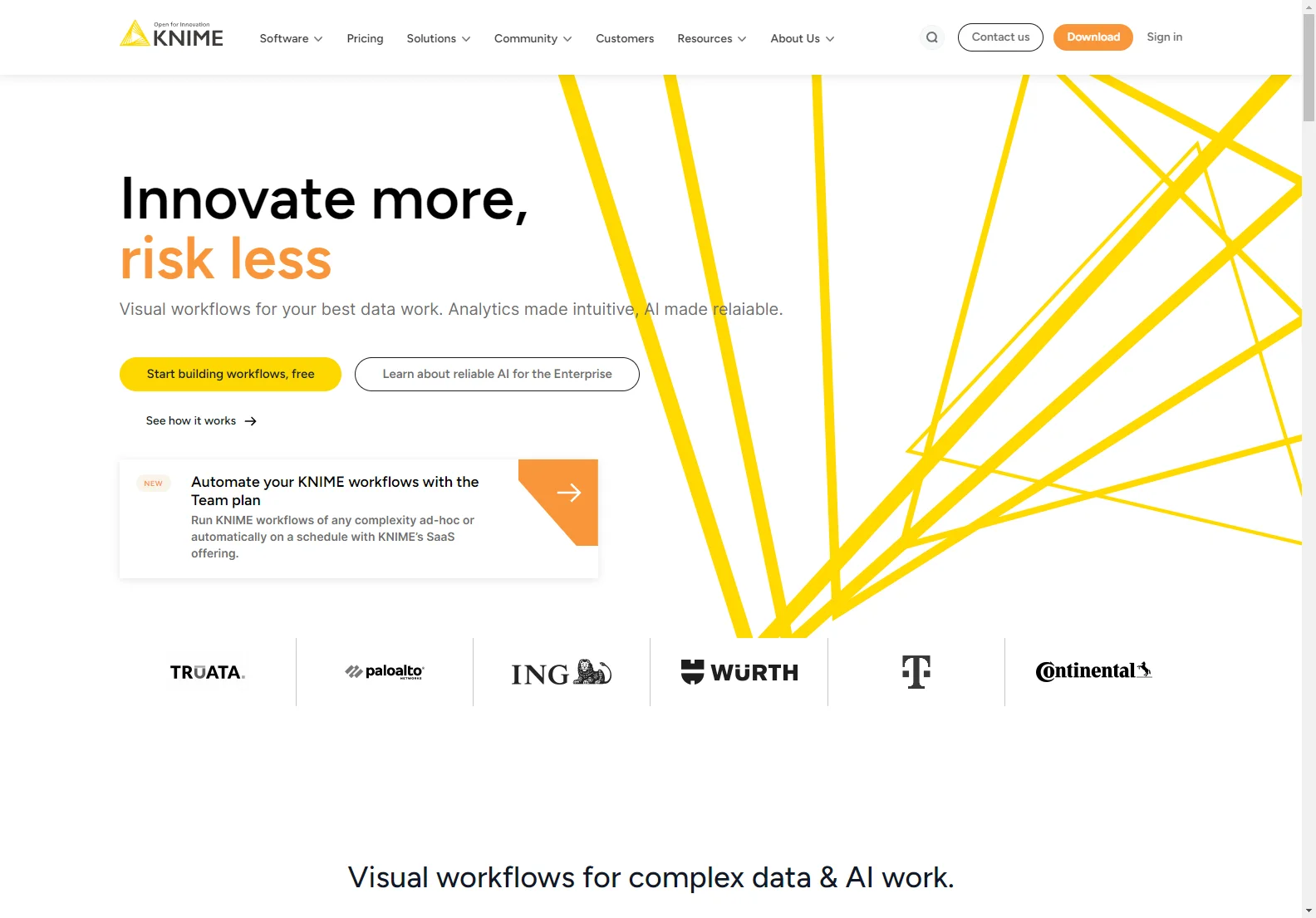 KNIME: Intuitive Data Analytics for All