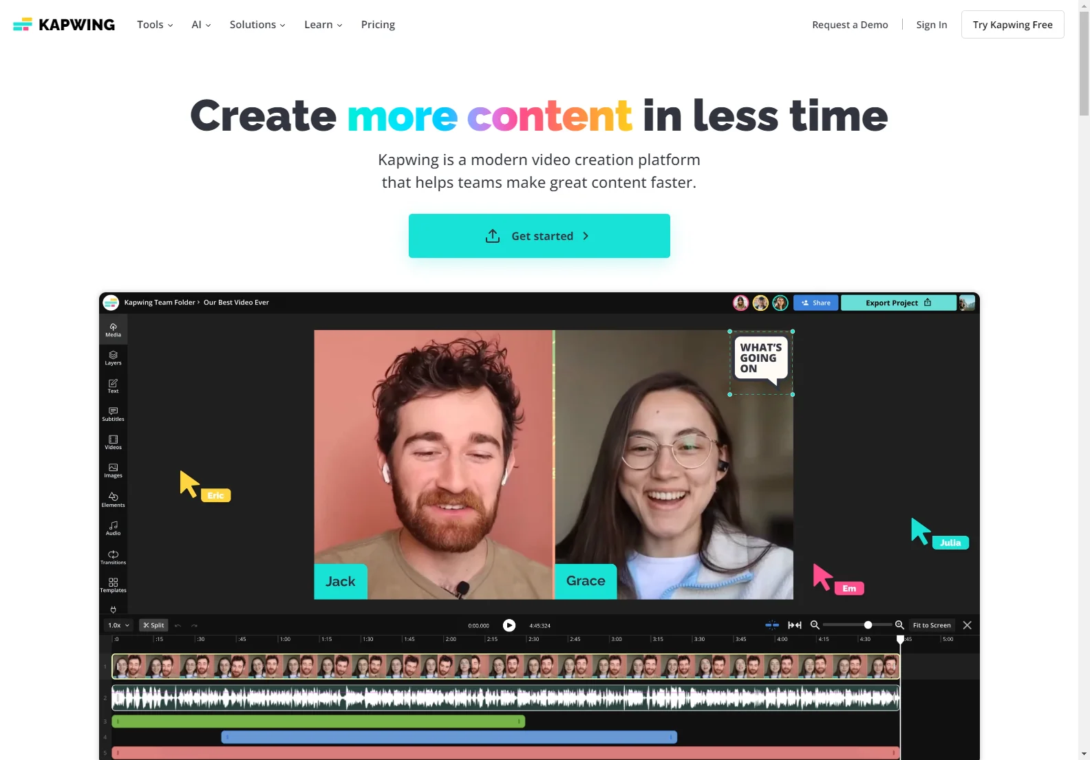 Kapwing: Empowering Creators with Faster Video Content