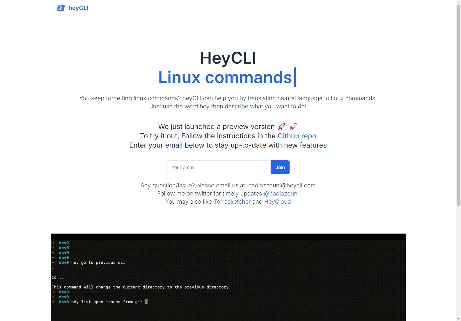 heyCLI - Translating Natural Language to Linux Commands