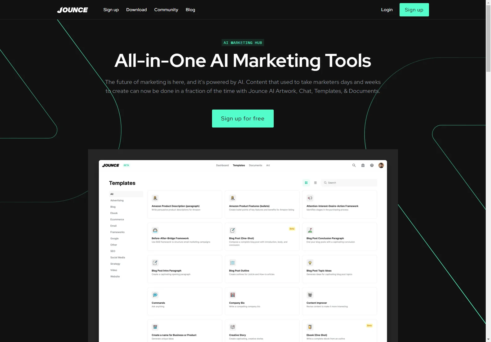 Jounce: Transforming Marketing with AI Copywriting & Art