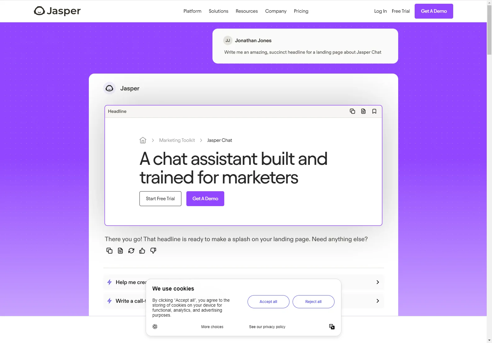 Jasper Chat: The AI Chat Assistant Empowering Marketing Strategies