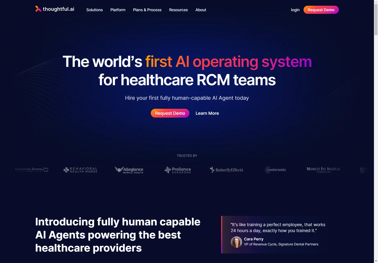 Thoughtful AI: Transforming Healthcare RCM with AI-Powered Automation