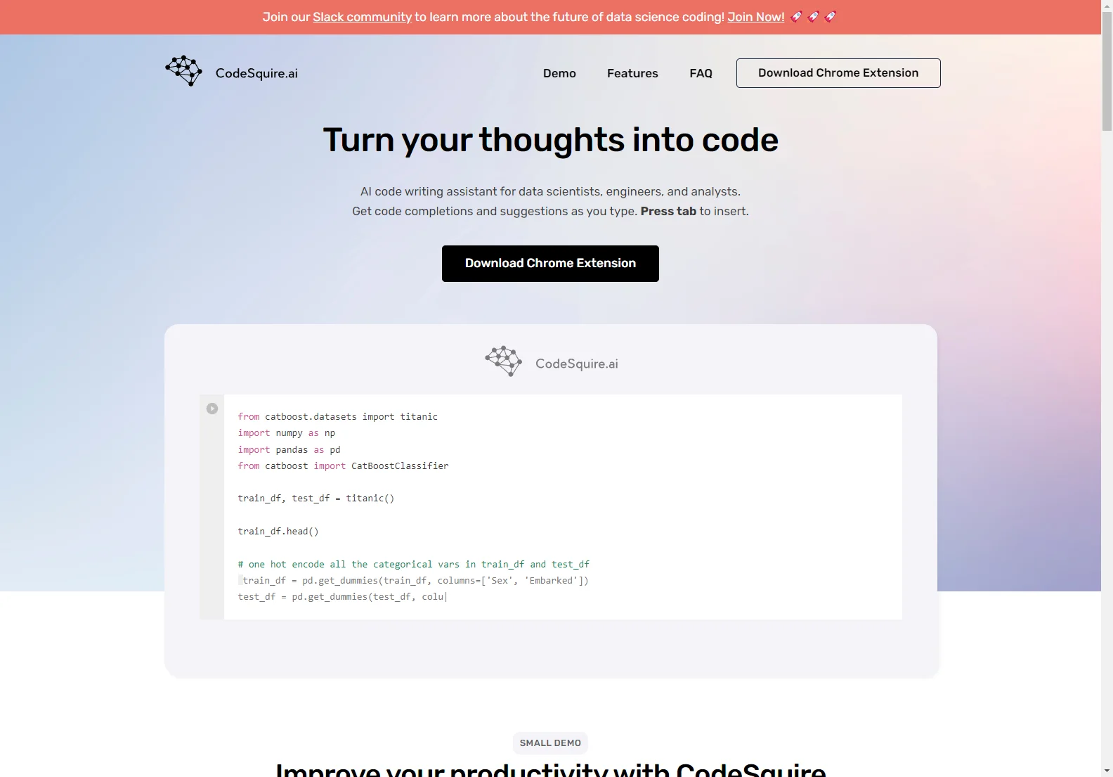 CodeSquire: Empowering Data Professionals with AI Code Assistance