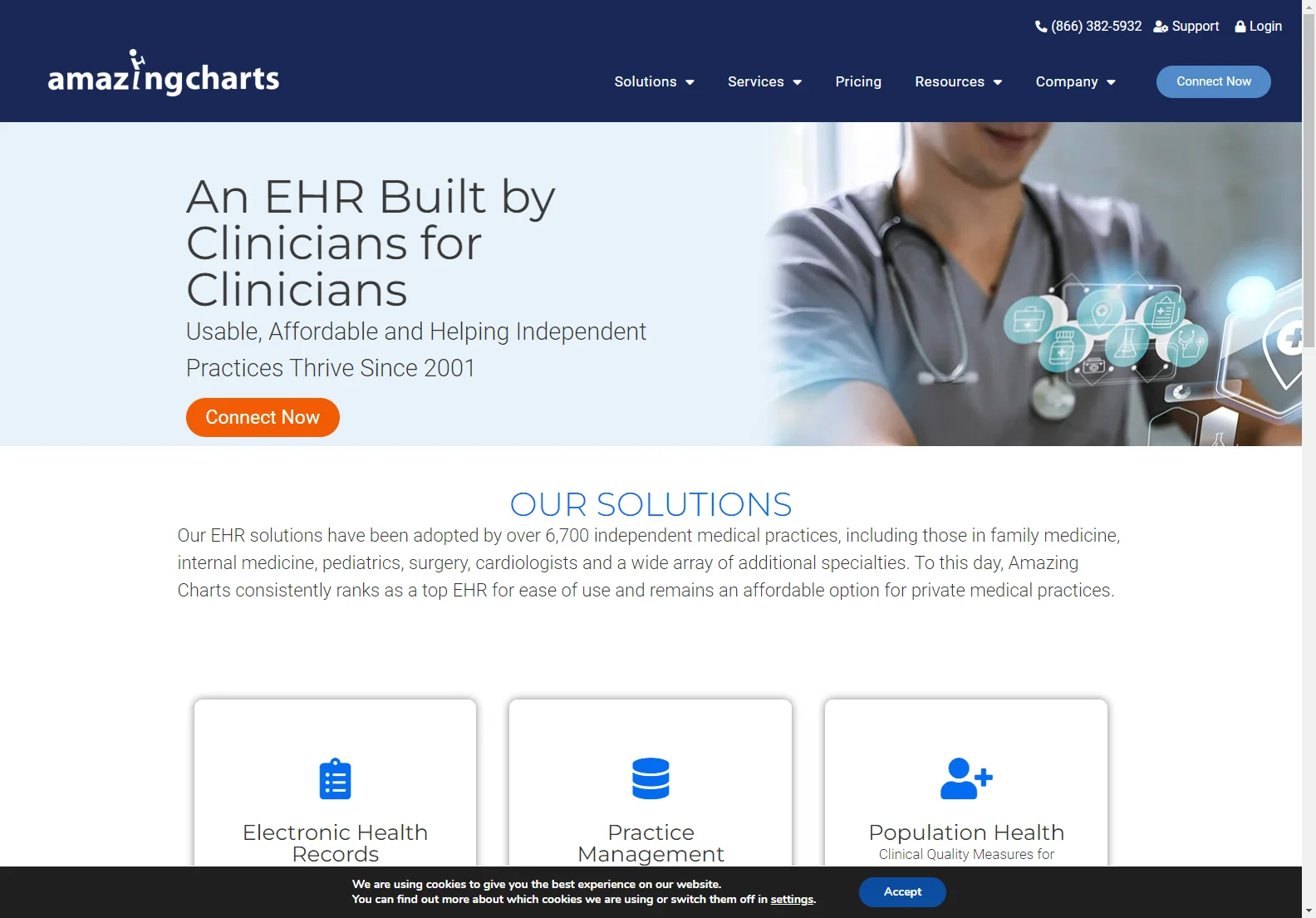 Amazing Charts: Empowering Independent Medical Practices with EHR