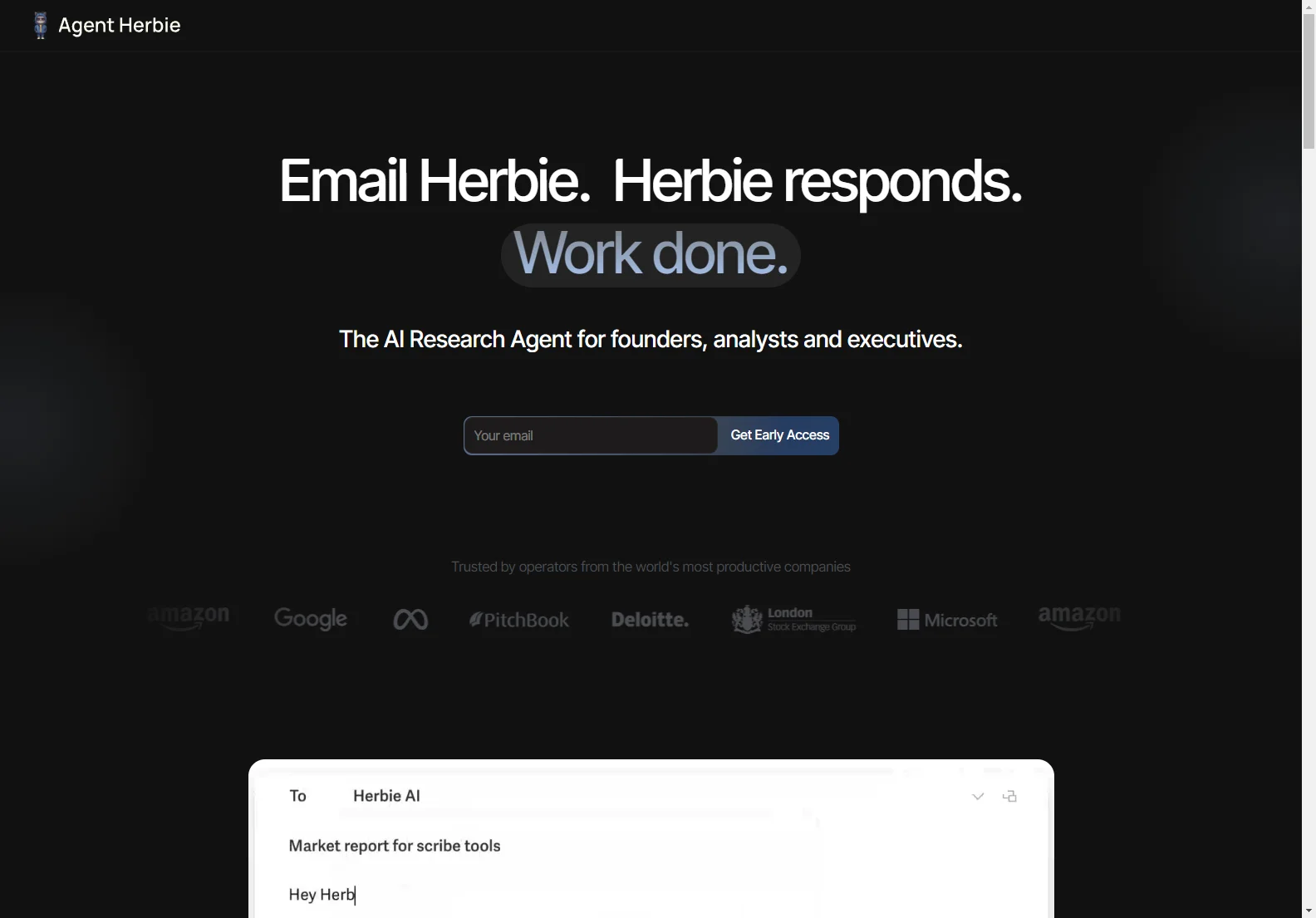 Agent Herbie: The AI Research Agent Boosting Productivity for Founders, Analysts & Executives