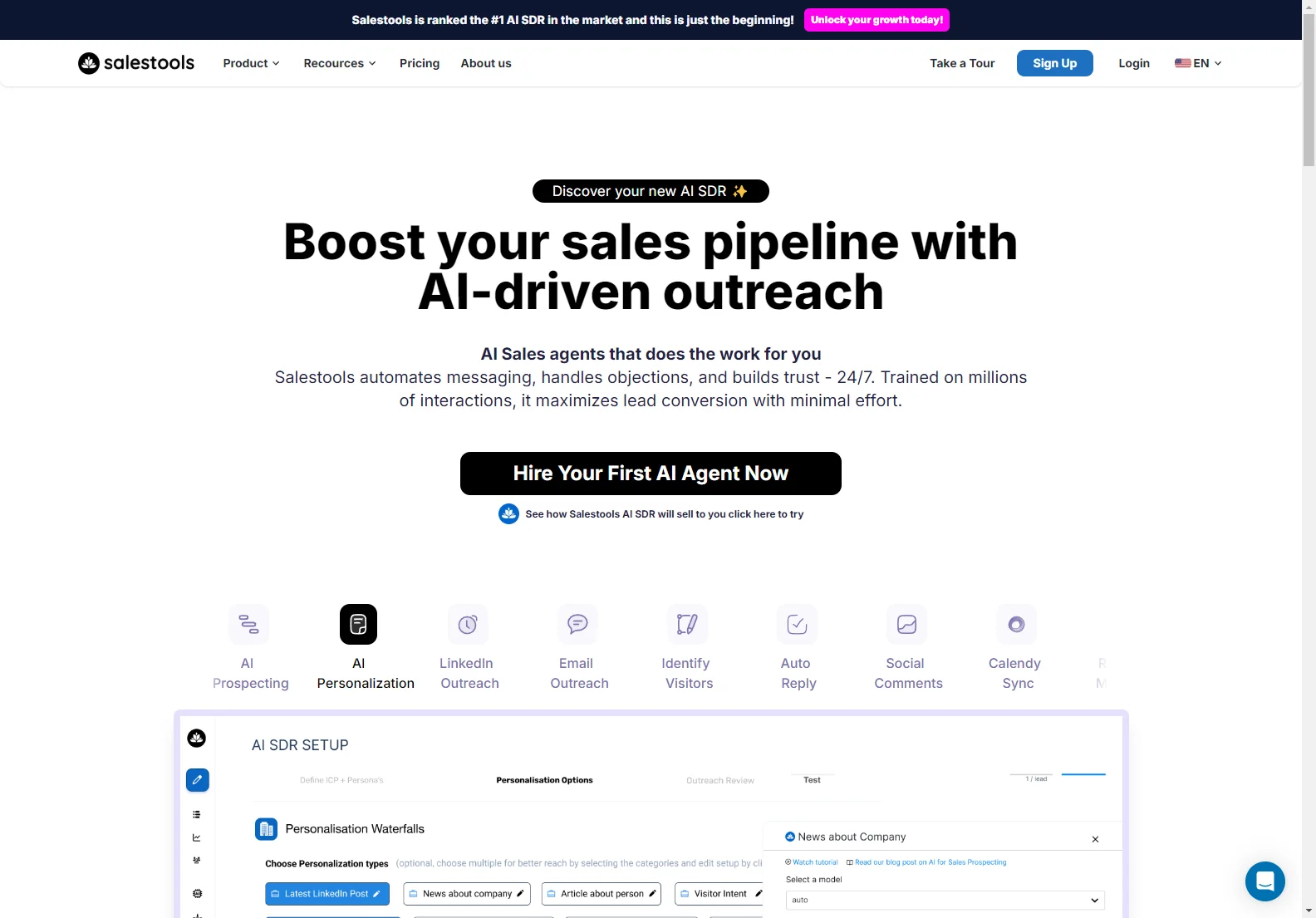 Salestools AI SDR: Revolutionize Your B2B Sales