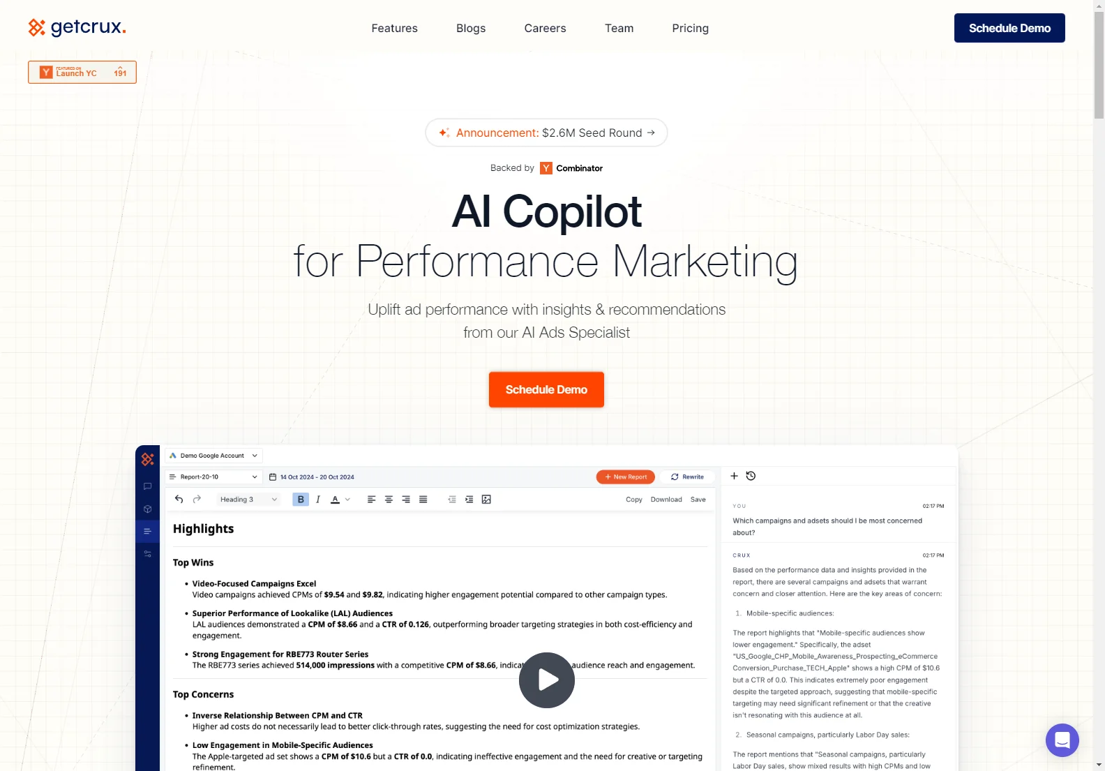 GetCrux: Boost Ad Performance with AI Copilot