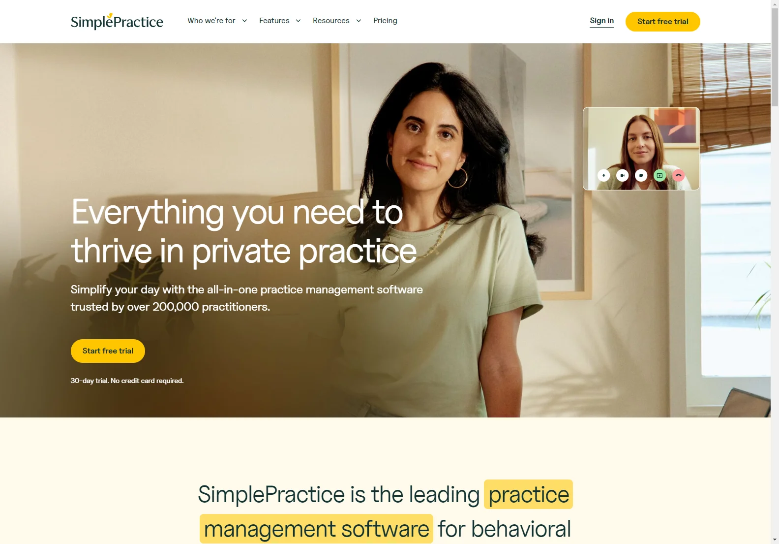 SimplePractice: Empowering Health Professionals with Advanced EHR Software