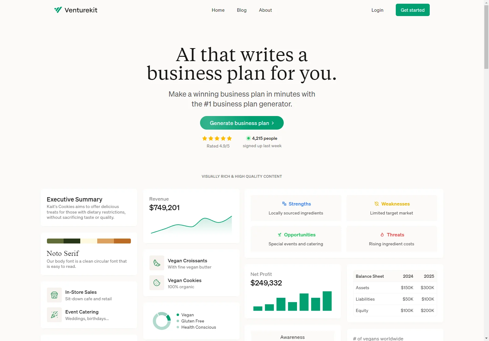 Venturekit: Streamlining Business Planning with AI