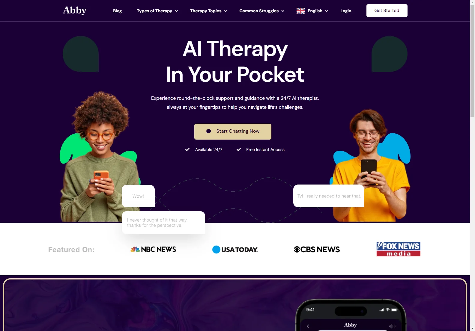 Abby: Your 24/7 AI Mental Health Assistant - 100% Free