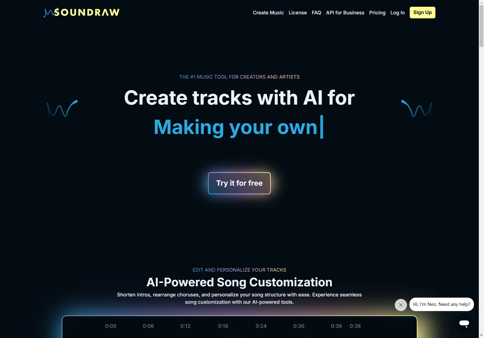 SOUNDRAW: Unleashing AI-Powered Music Creation