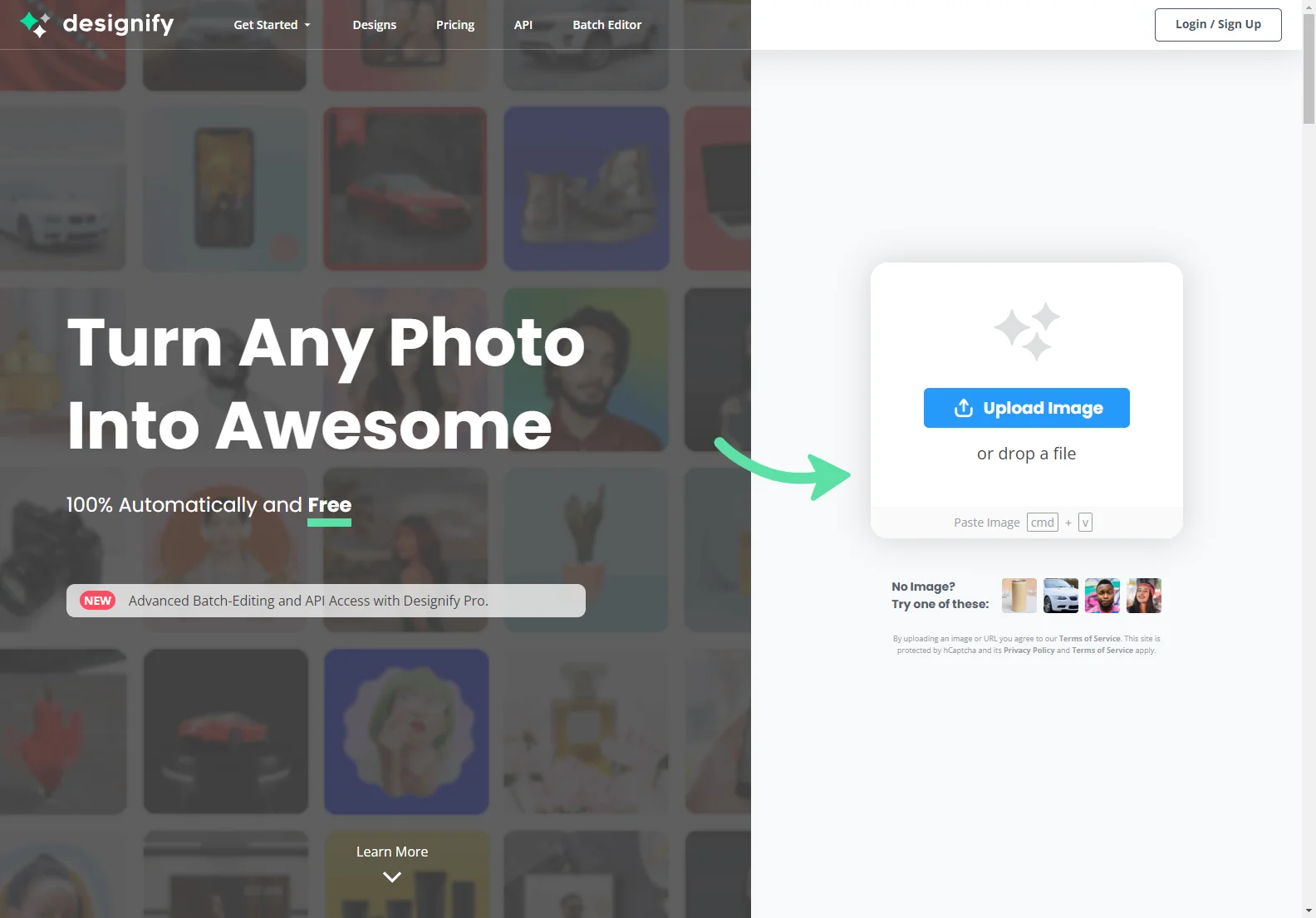 Designify: Automatically Turn Your Photos into Awesome Designs with AI