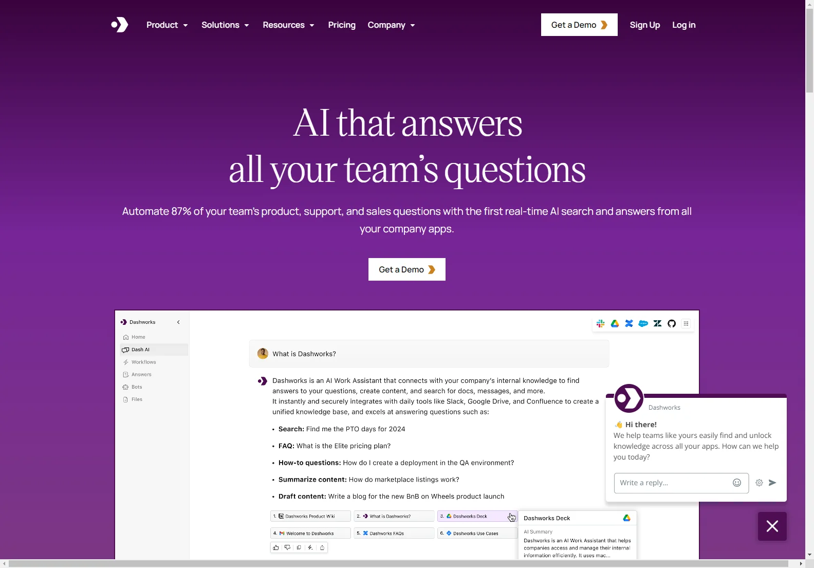 Dashworks: The Ultimate AI Assistant for Workplace Questions