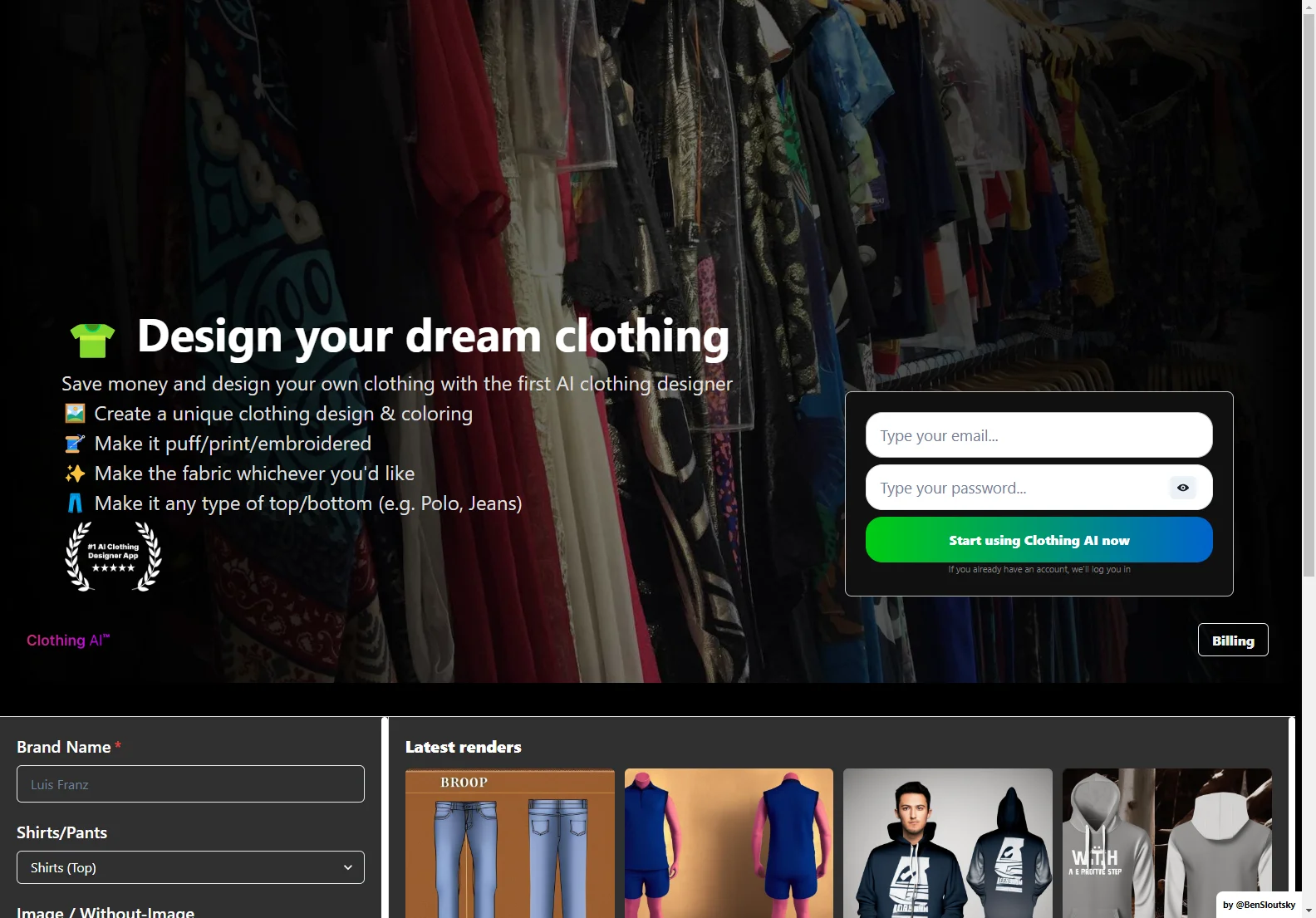 Clothing AI - Unleash Your Fashion Creativity