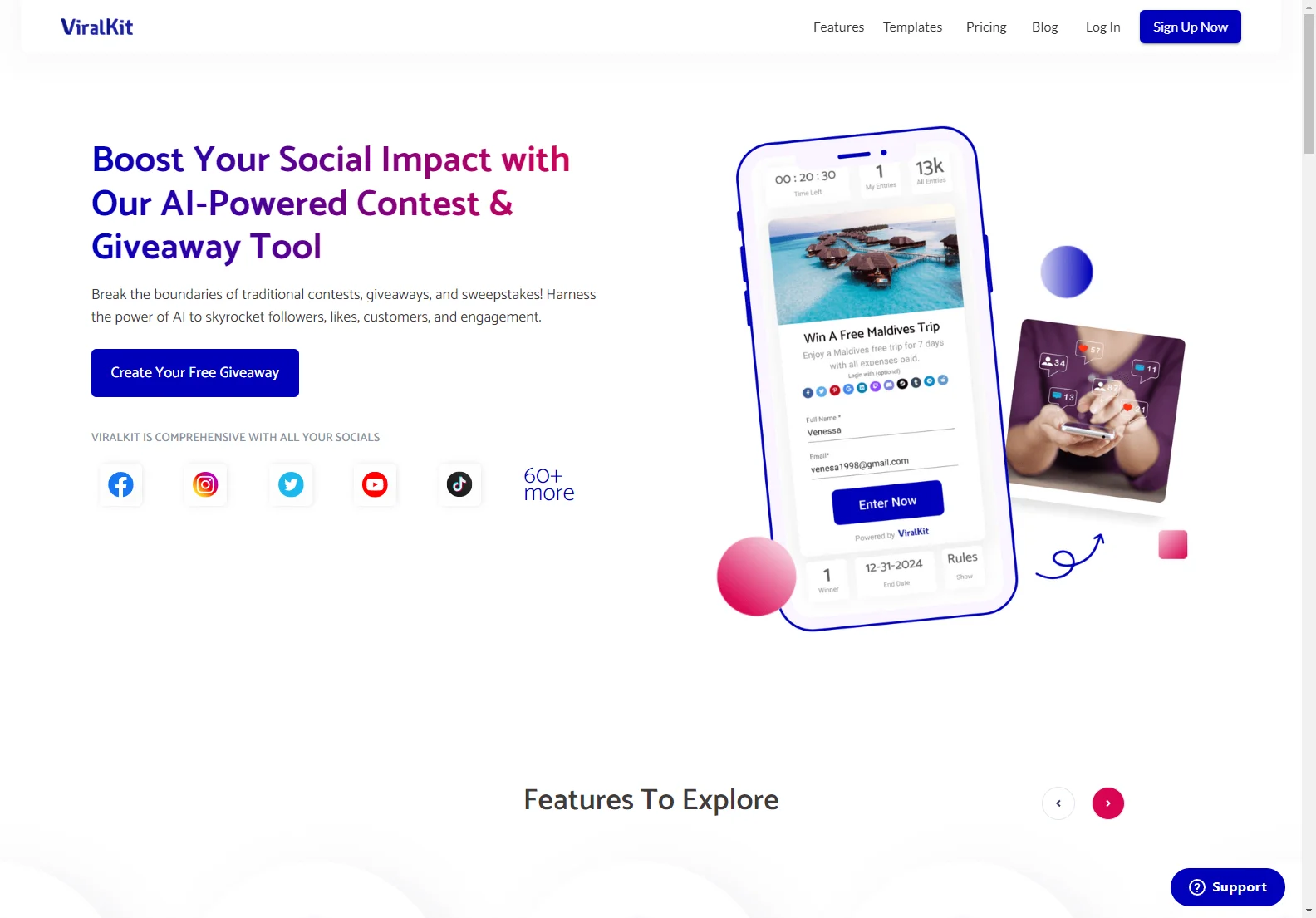 Boost Your Social Impact with ViralKit's AI-Powered Contests