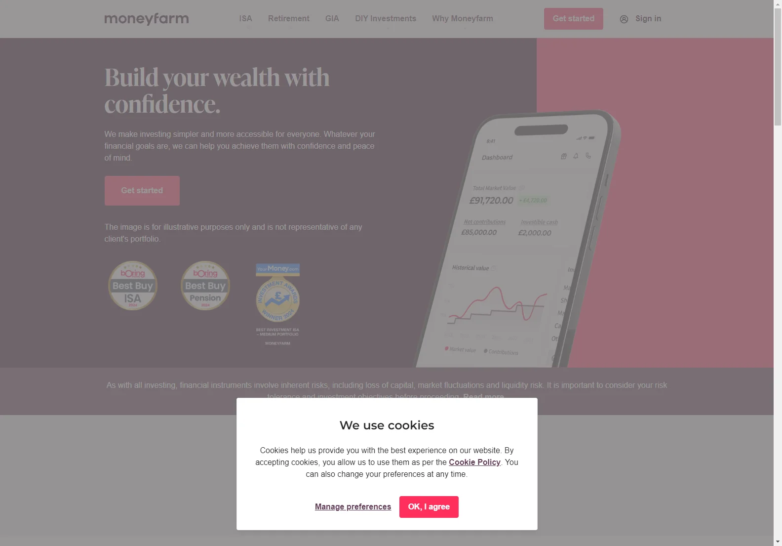 Build Wealth with Confidence on Moneyfarm UK