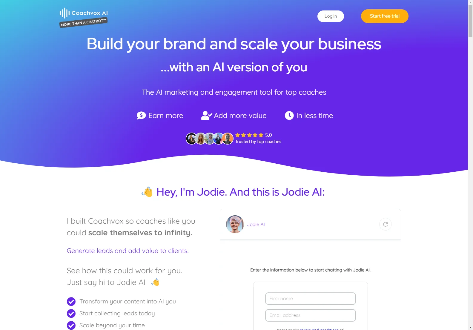 Coachvox AI: Create Your AI Version and Boost Your Coaching Business