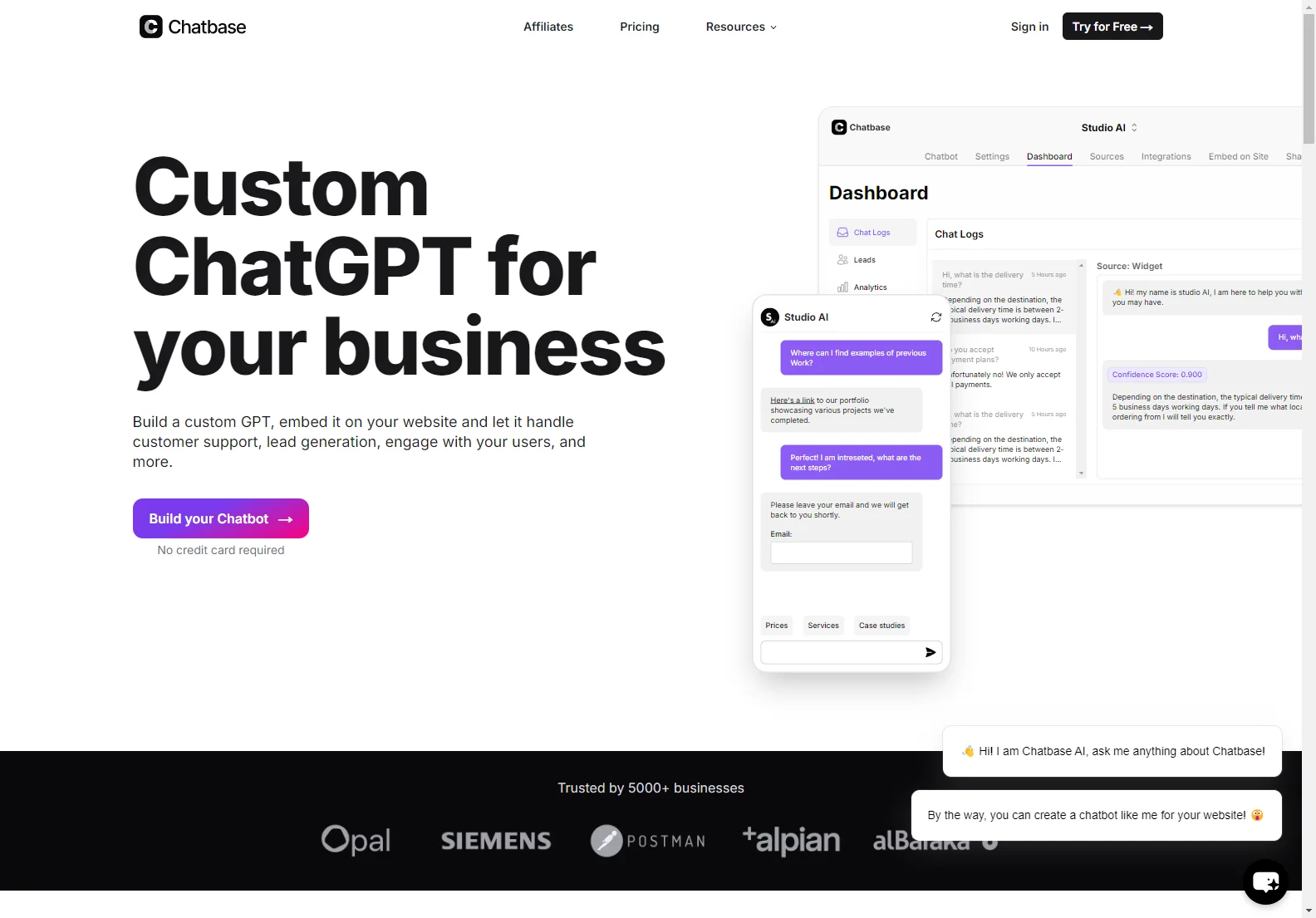 Chatbase: Custom ChatGPT for Enhanced Business Communication