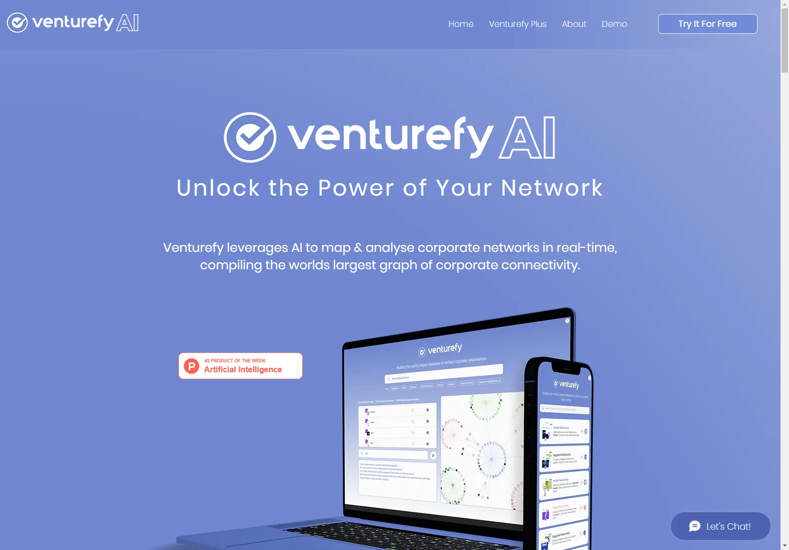 Venturefy: Unlock Business Insights with AI Relationship Mapping