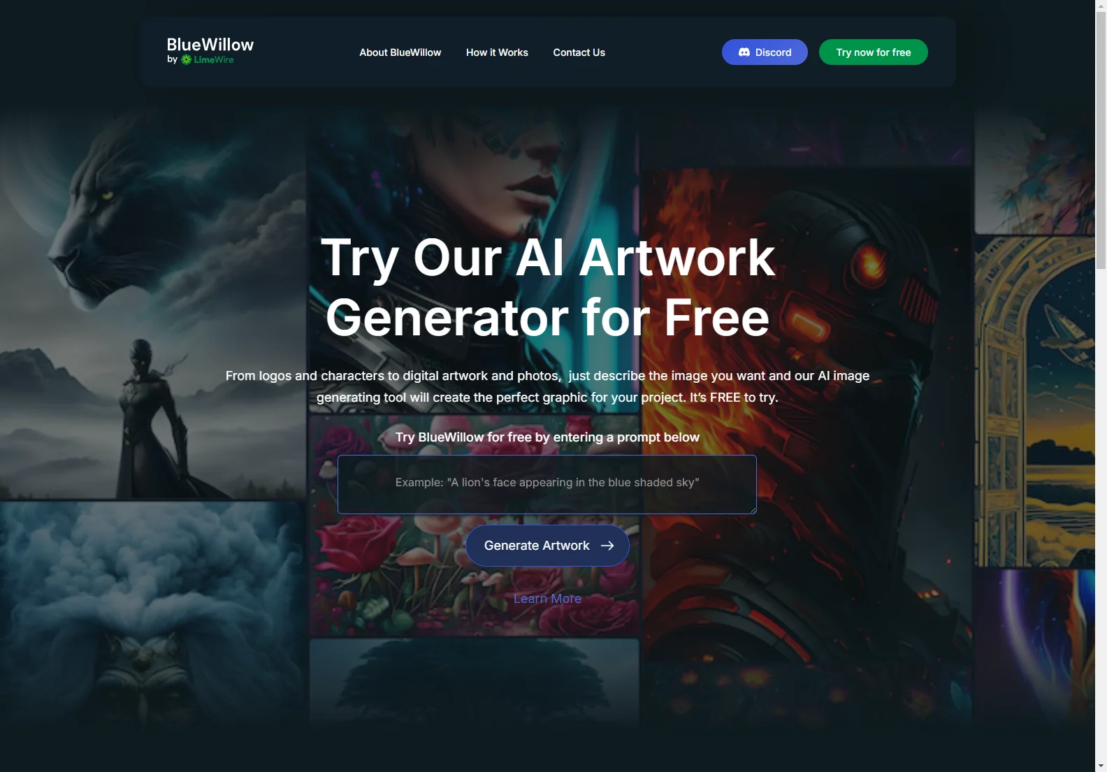 BlueWillow: Free AI Art Generator for Stunning Graphics