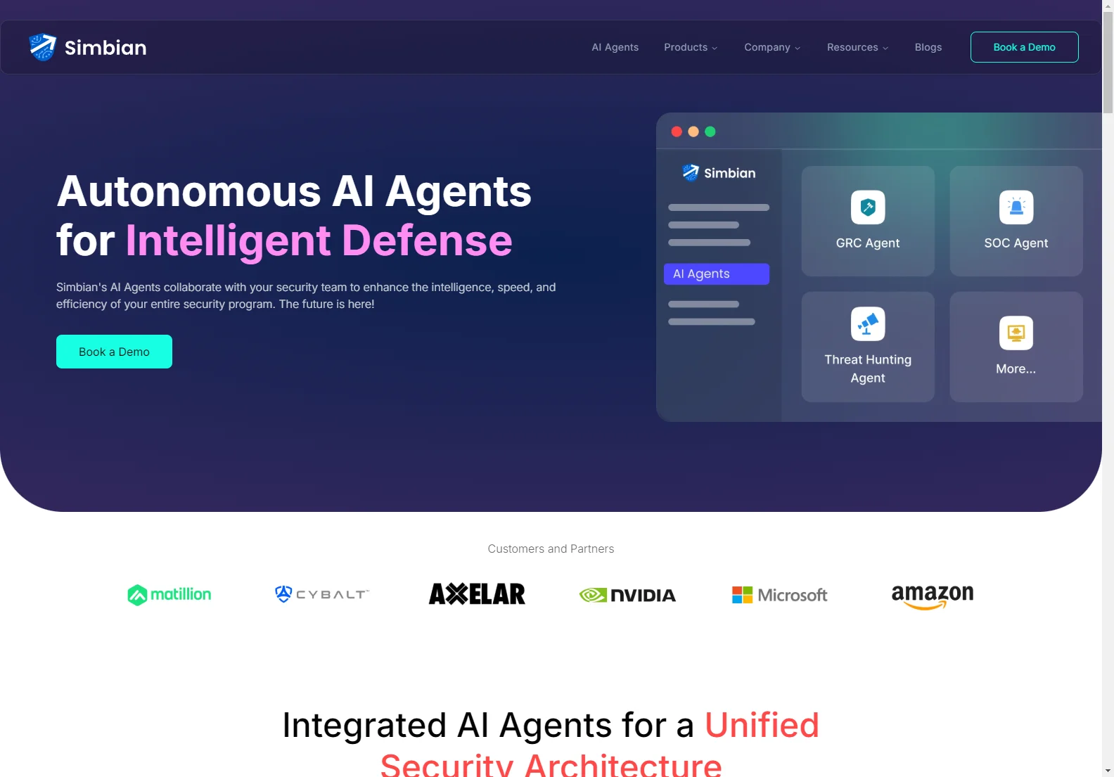 Simbian.ai: Empowering Intelligent Defense with Autonomous AI Agents