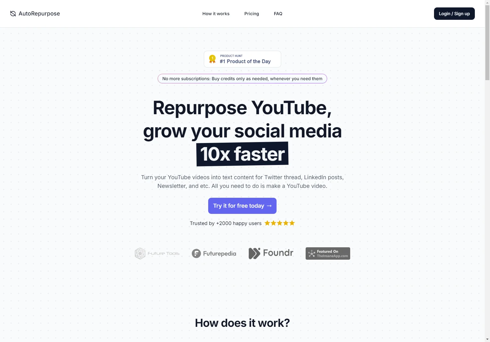 AutoRepurpose - Transform YouTube Videos into Engaging Content