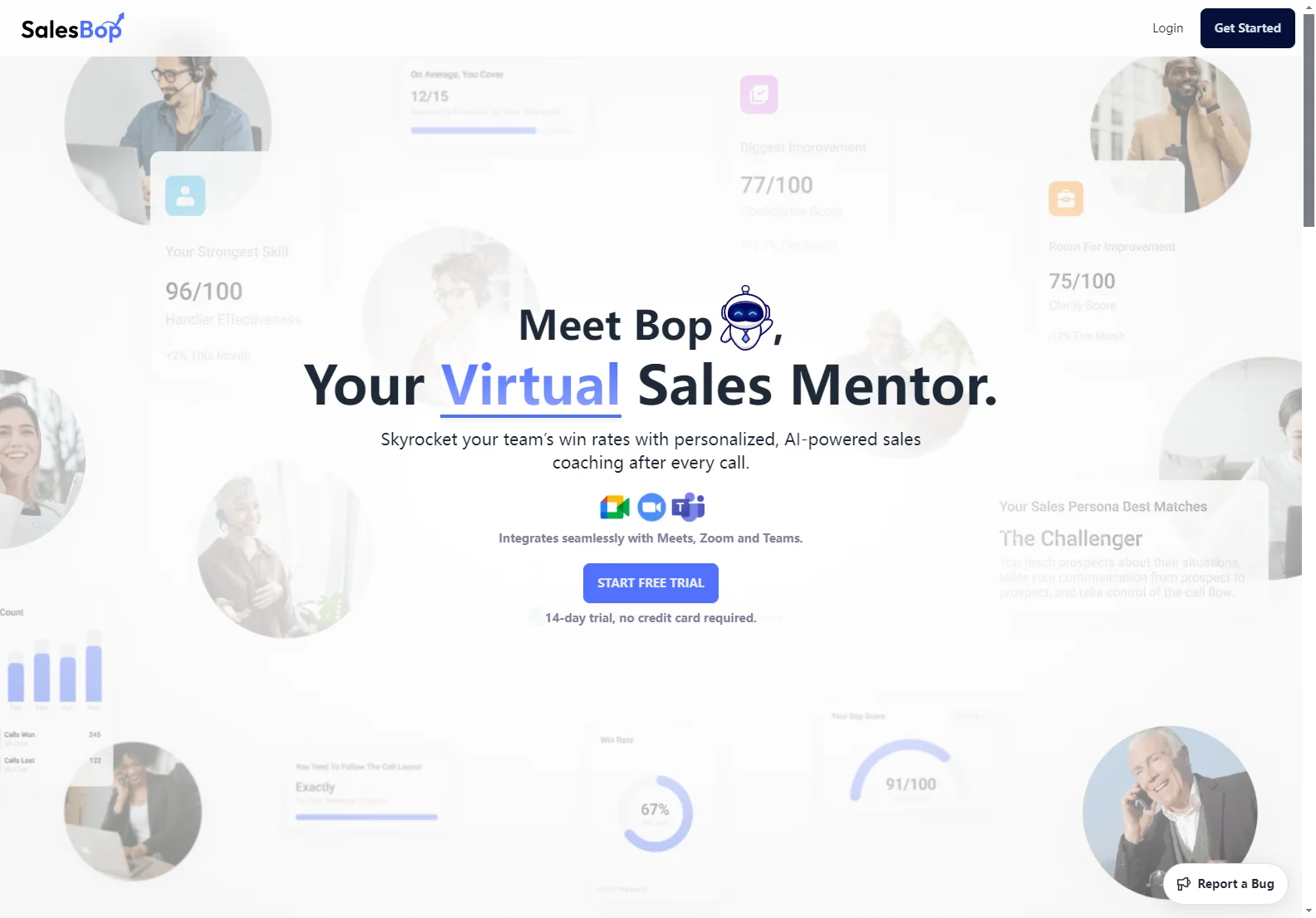 SalesBop - Revolutionize Your Sales Team with AI Coaching