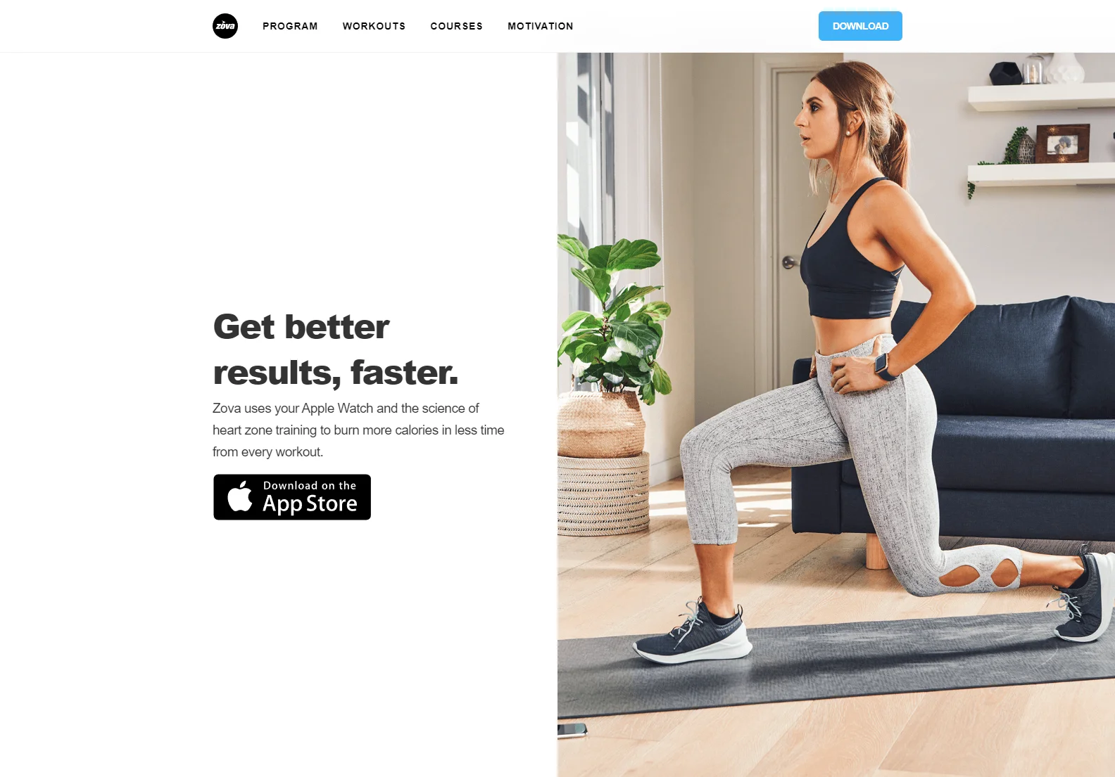 Zova: The AI-Powered Apple Watch Workout App for Faster Results