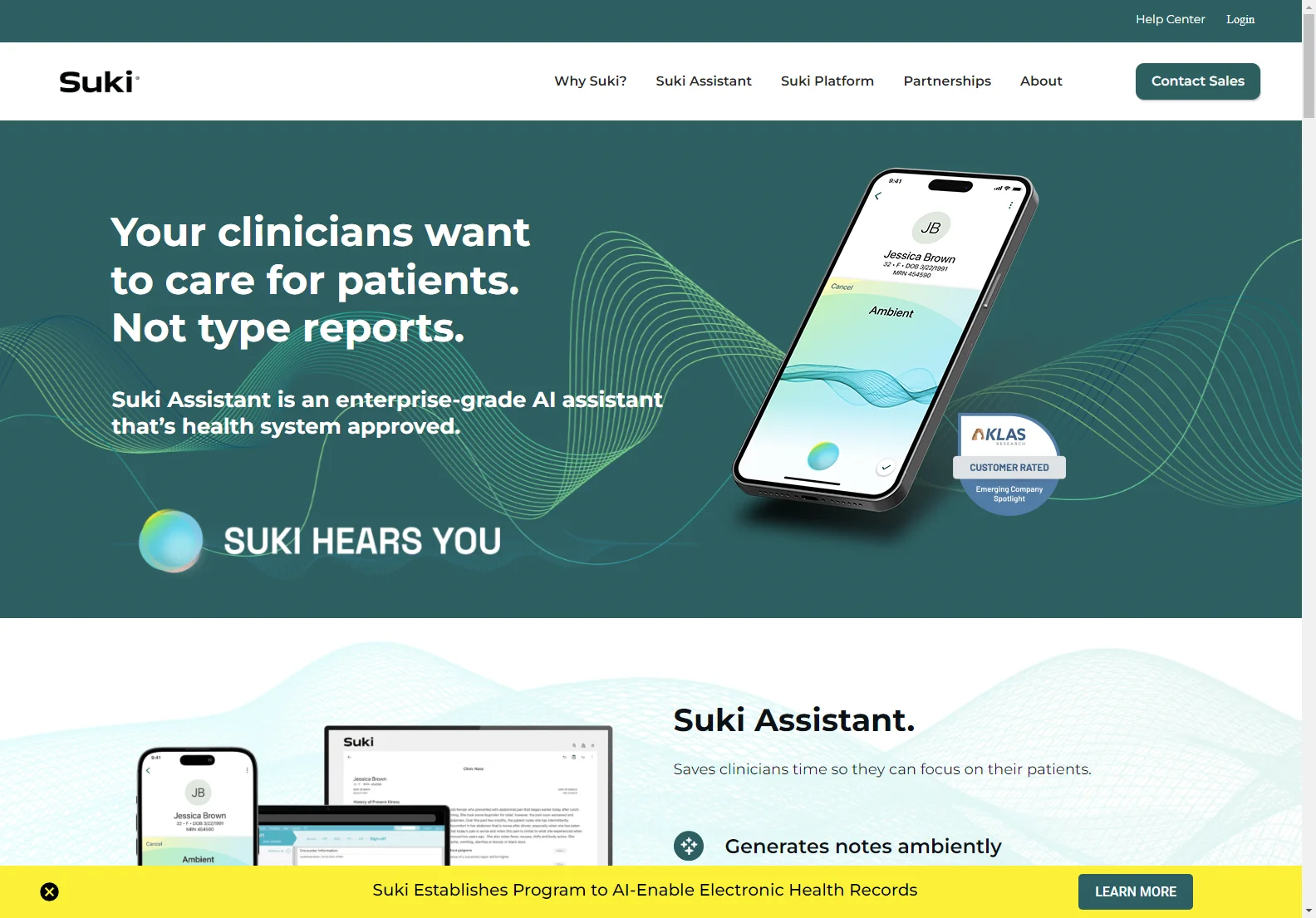 Suki AI: Enhancing Healthcare with Advanced Assistant