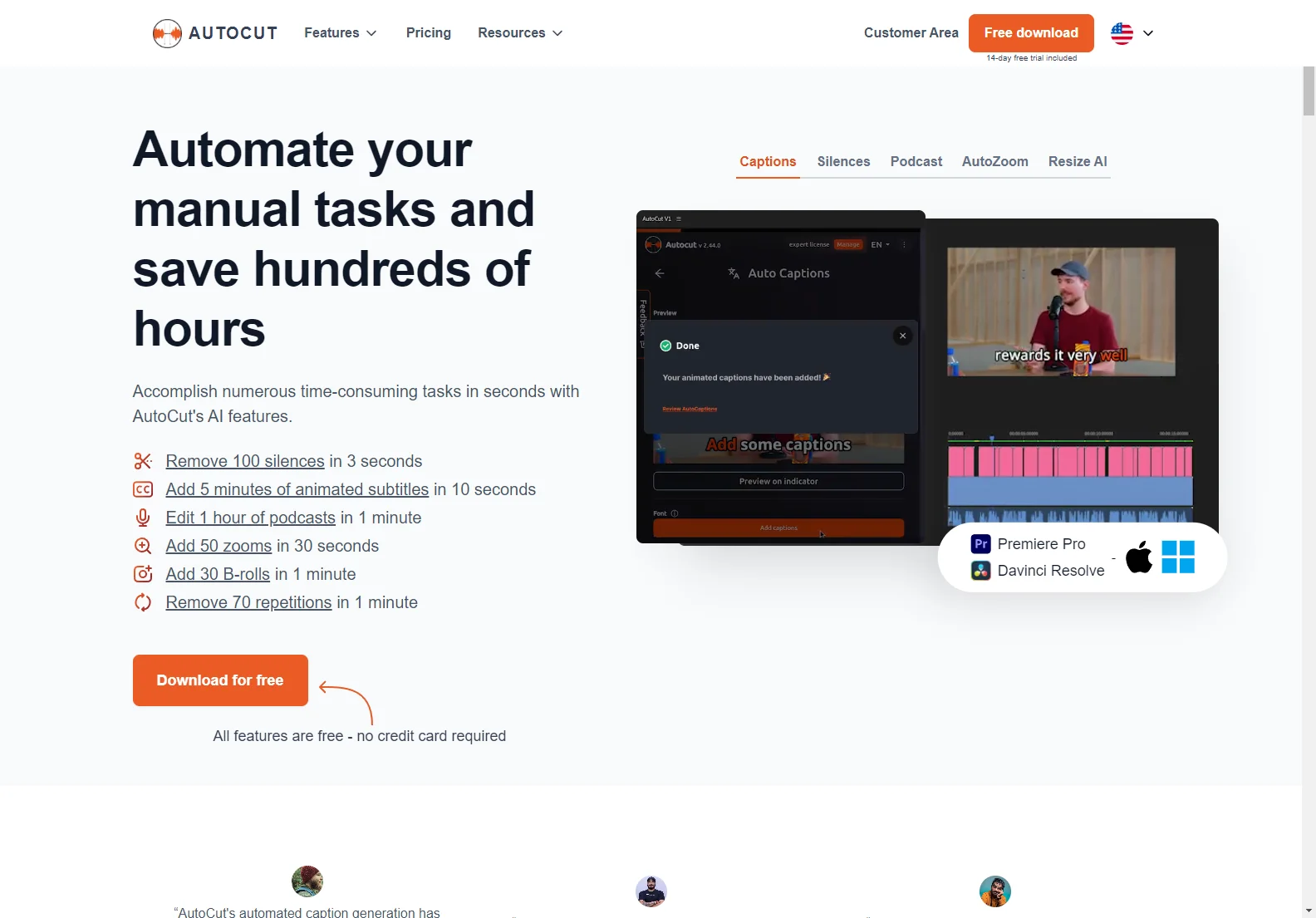 AutoCut: The Ultimate AI-Powered Video Editing Add-On for Premiere Pro & DaVinci Resolve