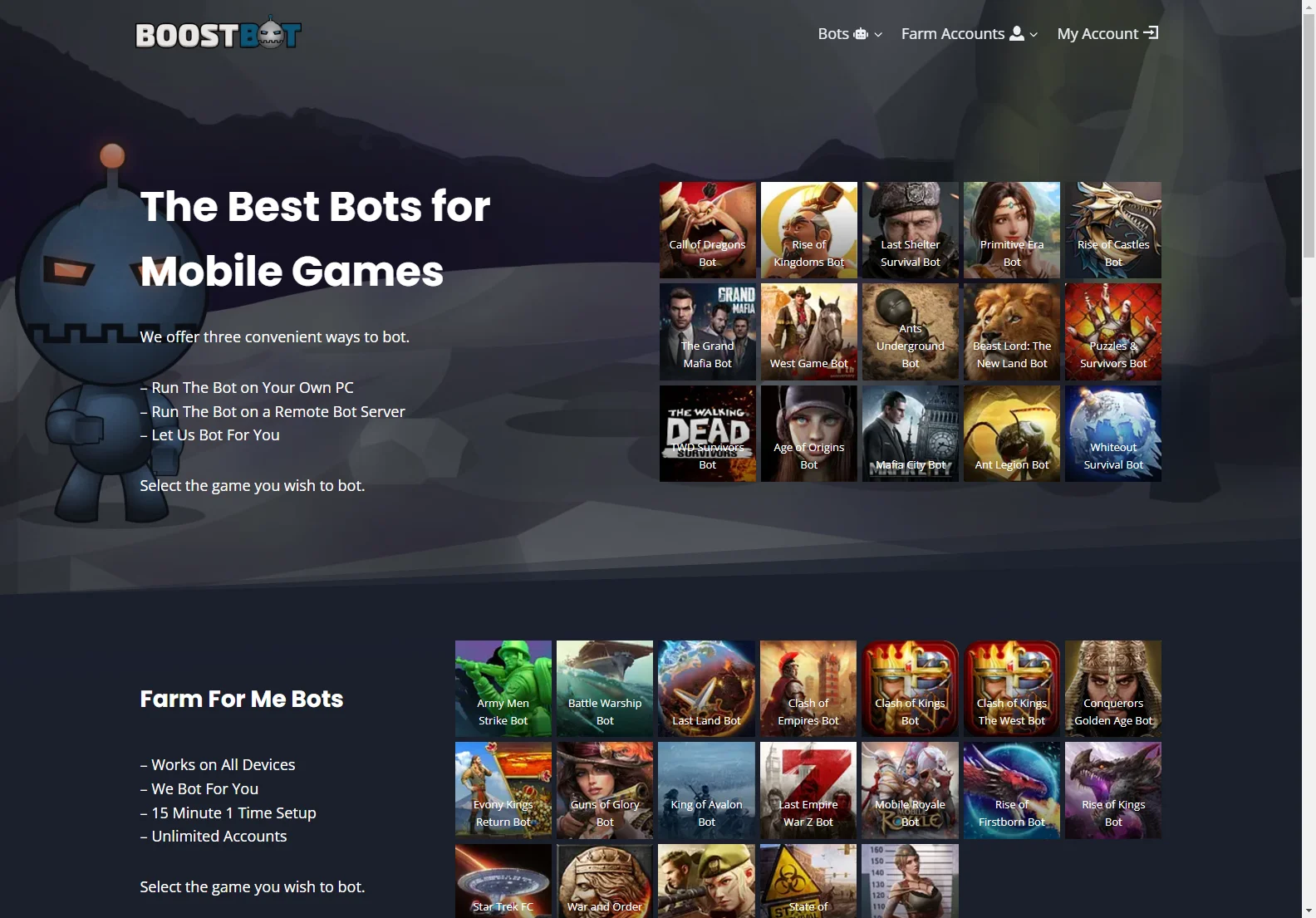 BoostBot: Leading Mobile Game Bot Provider Since 2015