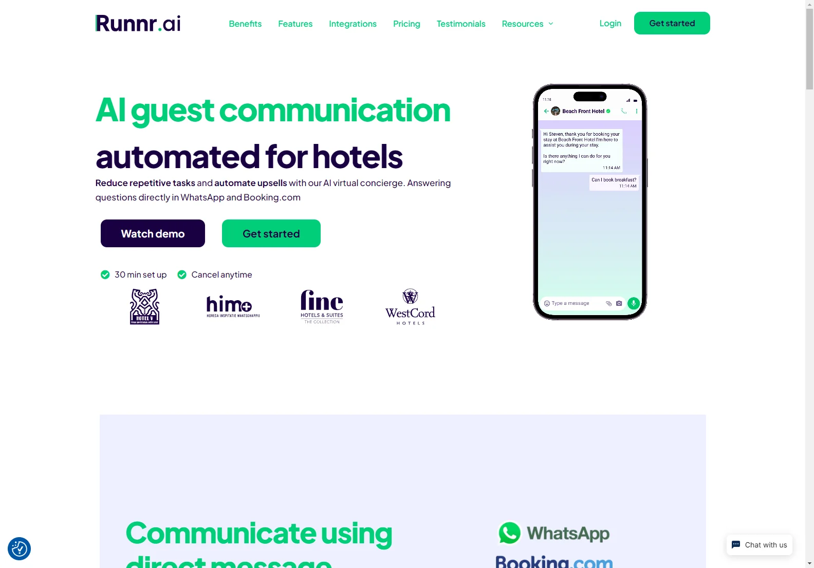 Runnr.ai: Automating Guest Communication for Enhanced Hospitality