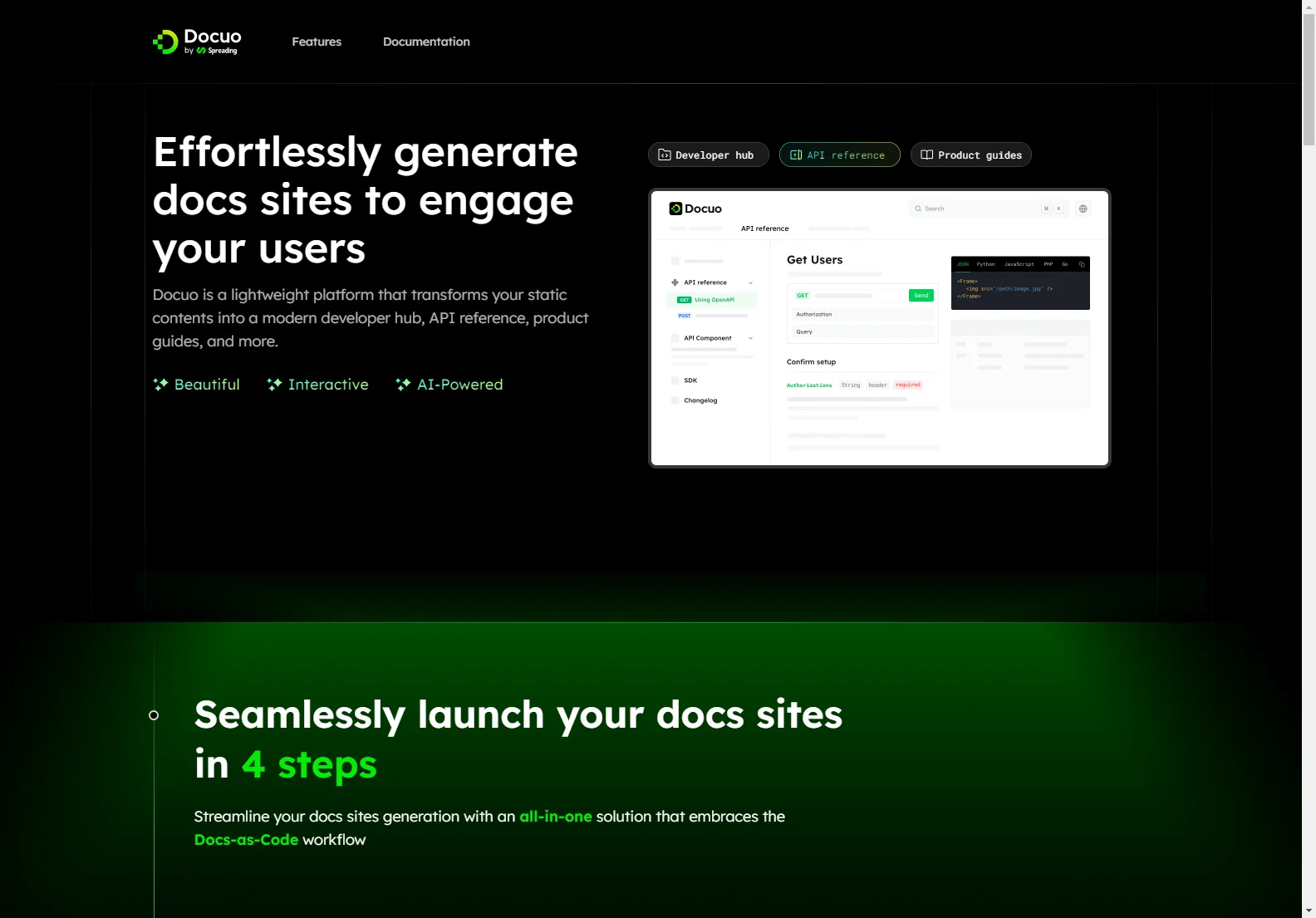 Docuo: Transforming Static Content into Engaging Docs Sites