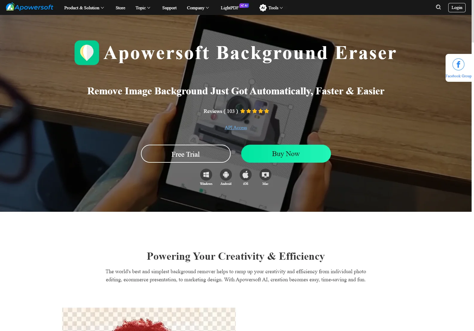 Apowersoft Background Eraser - Effortless Image Background Removal