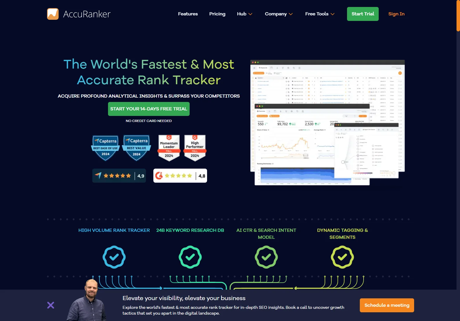 AccuRanker: Unlock In-depth SEO Insights with the World's Fastest & Most Accurate Rank Tracker