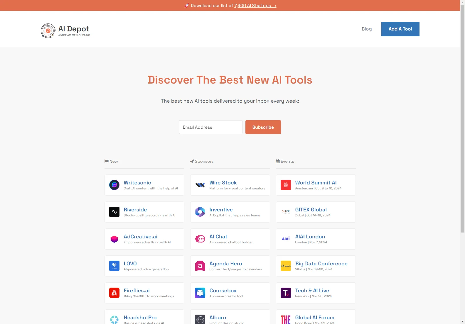 AI Depot: Discover and Stay Updated with the Best New AI Tools