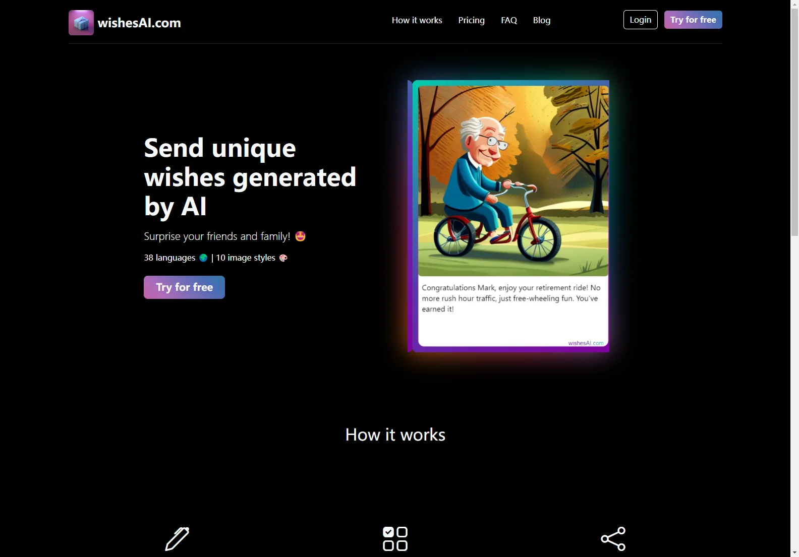 Wishes AI: Generate Unique Wishes with AI