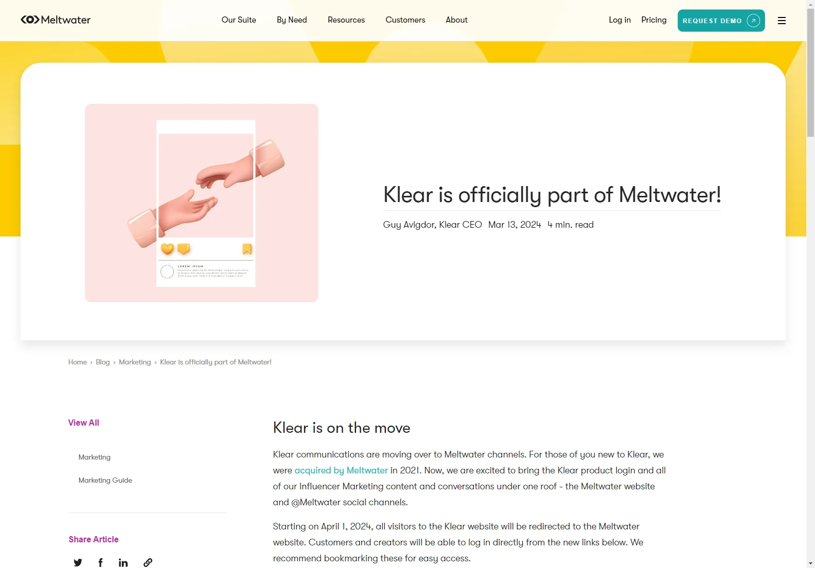 Klear: Now Part of Meltwater, Elevating Influencer Marketing Experiences