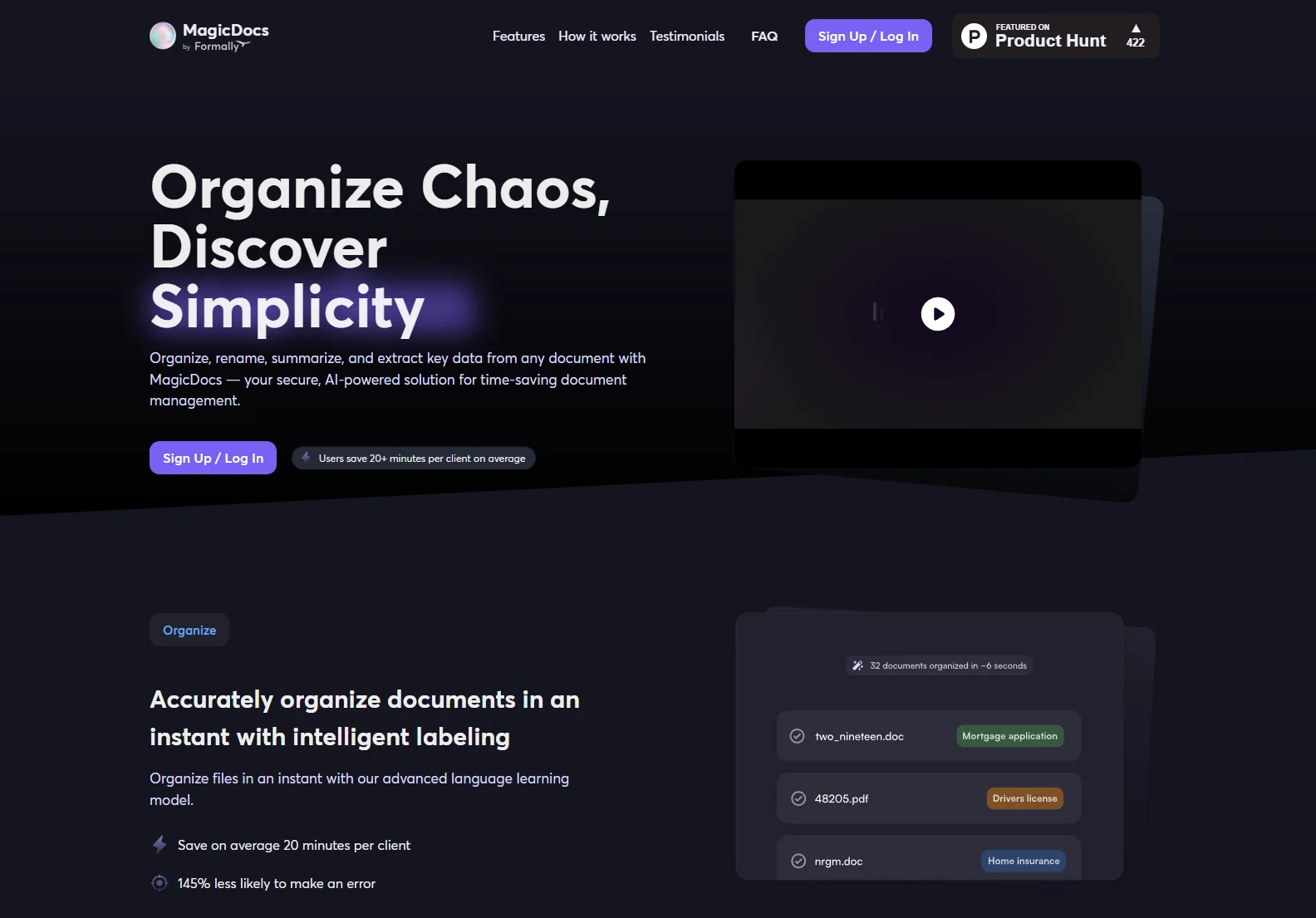 MagicDocs: Streamlining Document Management with AI